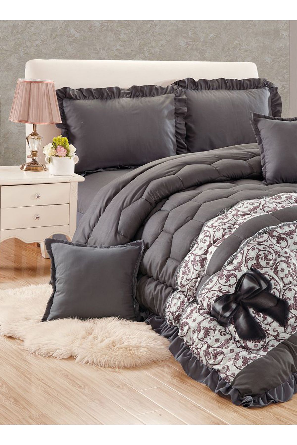 Generic-Comforter Set King Size 6 Pieces Comforter Set Twin Unisex Bedding Set 2