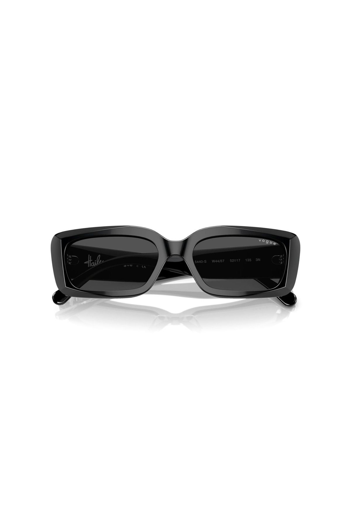 عینک آفتابی مشکی زنانه 5440-s W44/87 52 17 Hailey Bieber Vogue