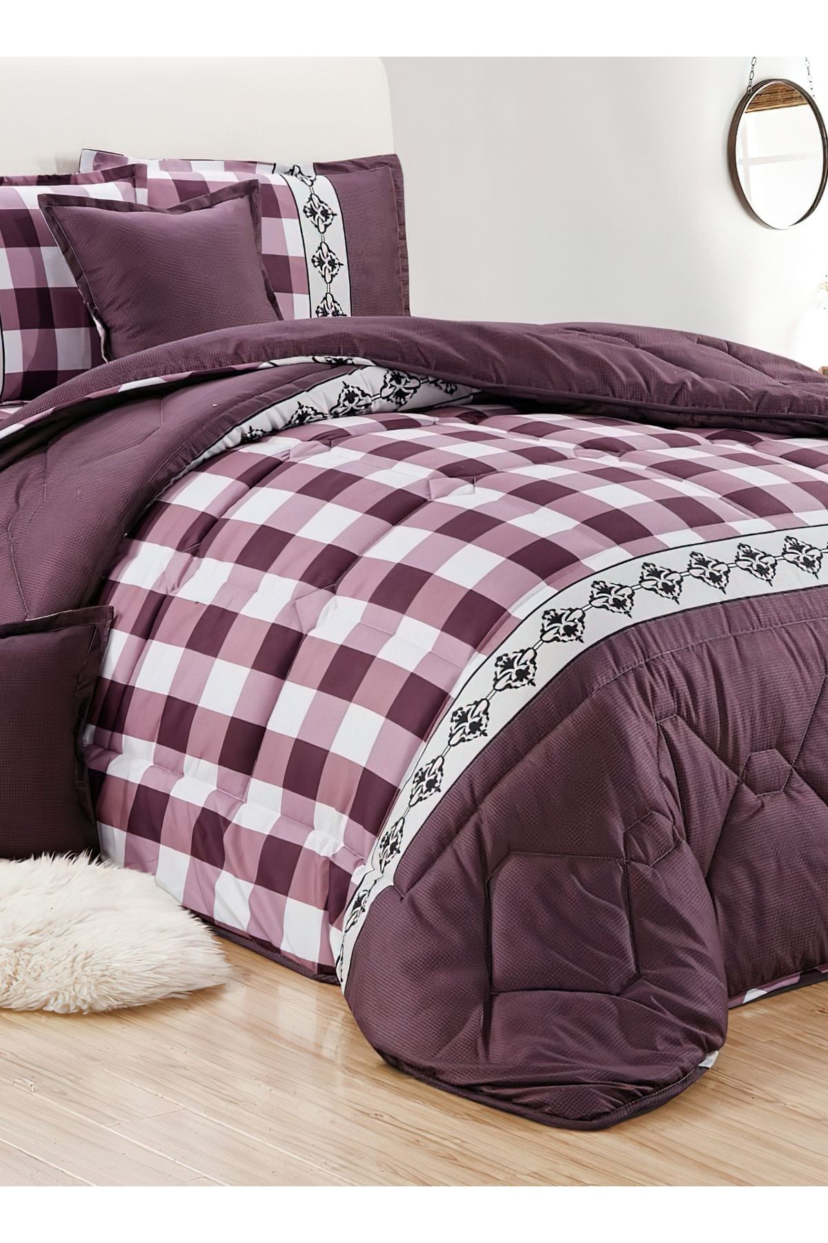 Generic-Comforter Set King Size 6 Pieces Comforter Set Twin Unisex Bedding Set 4