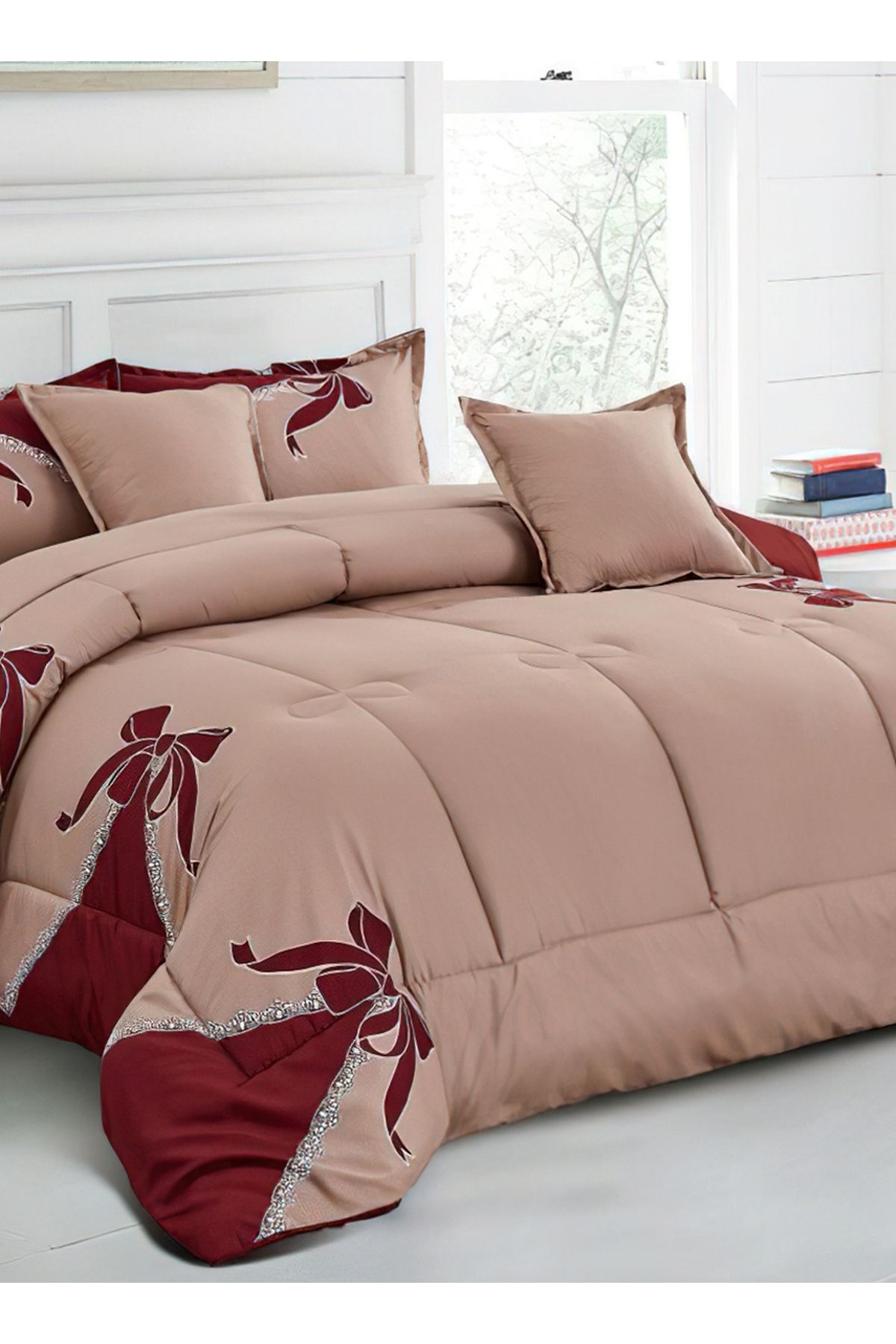 Generic-Comforter Set King Size 6 Pieces Comforter Set Twin Unisex Bedding Set 4