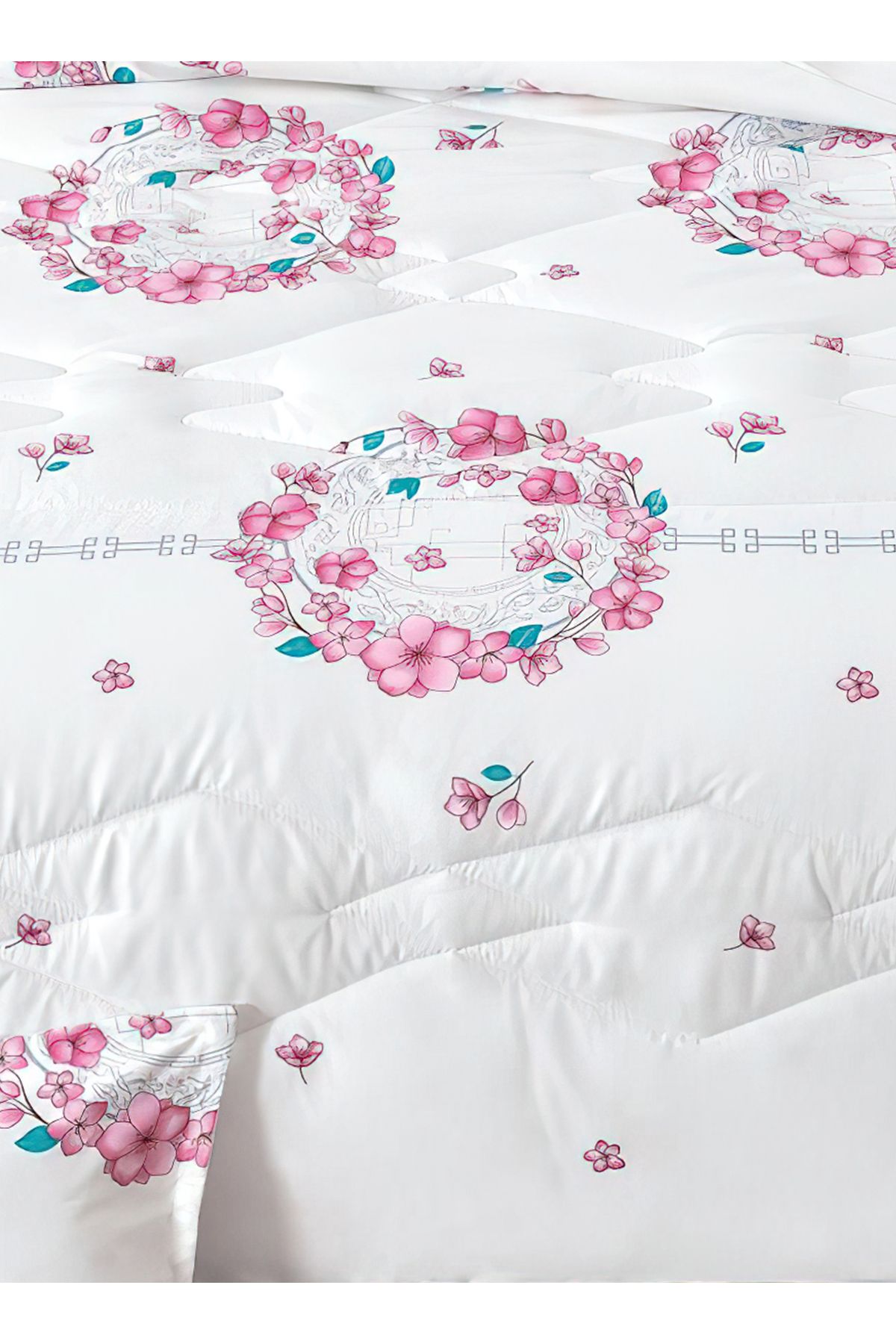 Generic-Comforter Set 4 Piece Single Size Elegant Bedspread Lightweight Comforter Suitable for All Seasons 5