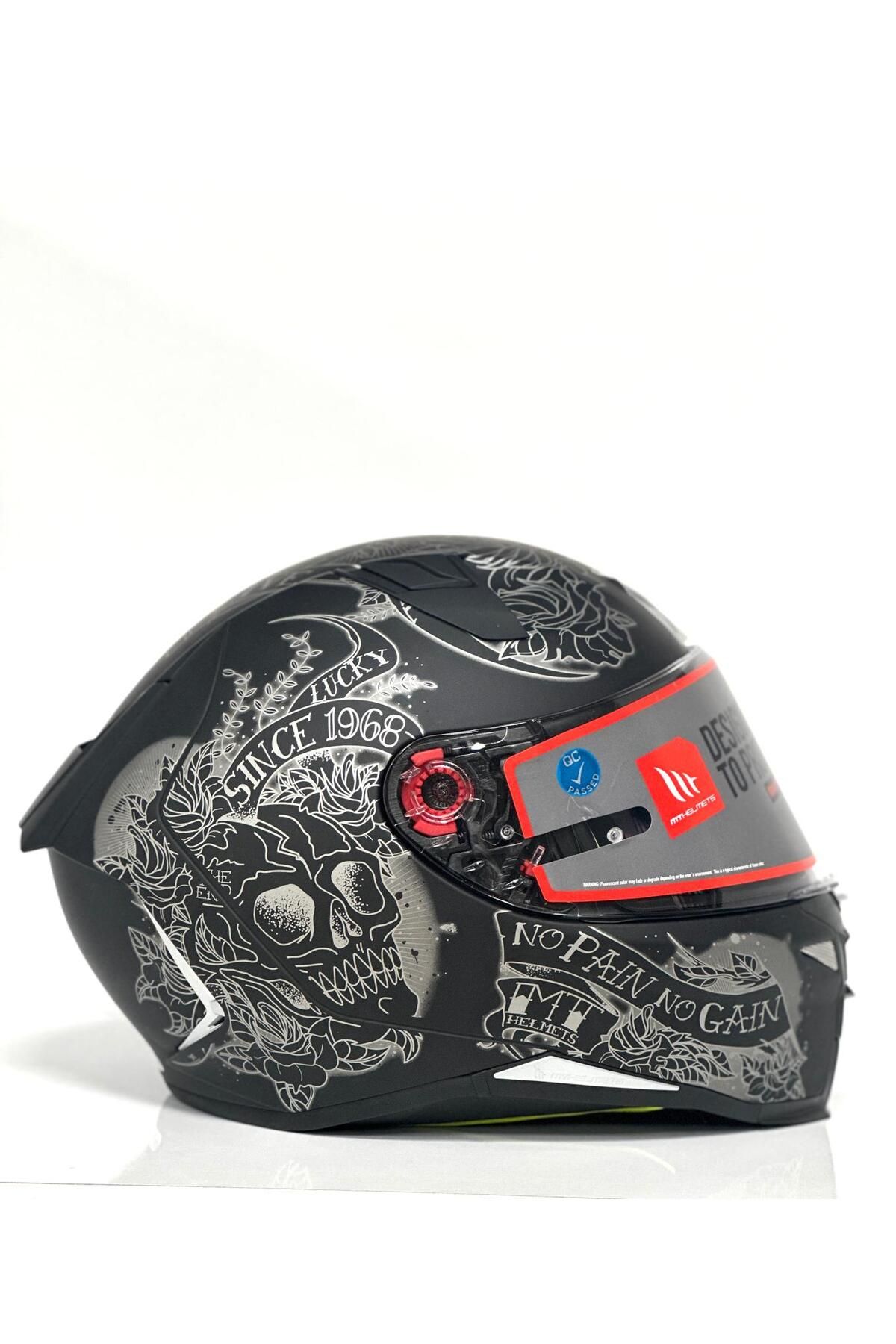 Yamaha Mt Helmets Full Face Kask Mat Siyah Model 2