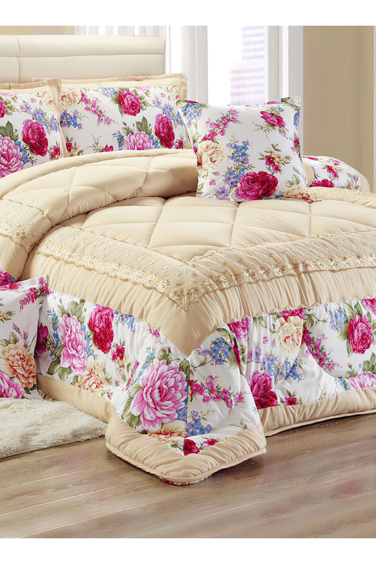 Generic-Comforter Set King Size 6 Pieces Comforter Set Twin Unisex Bedding Set 4