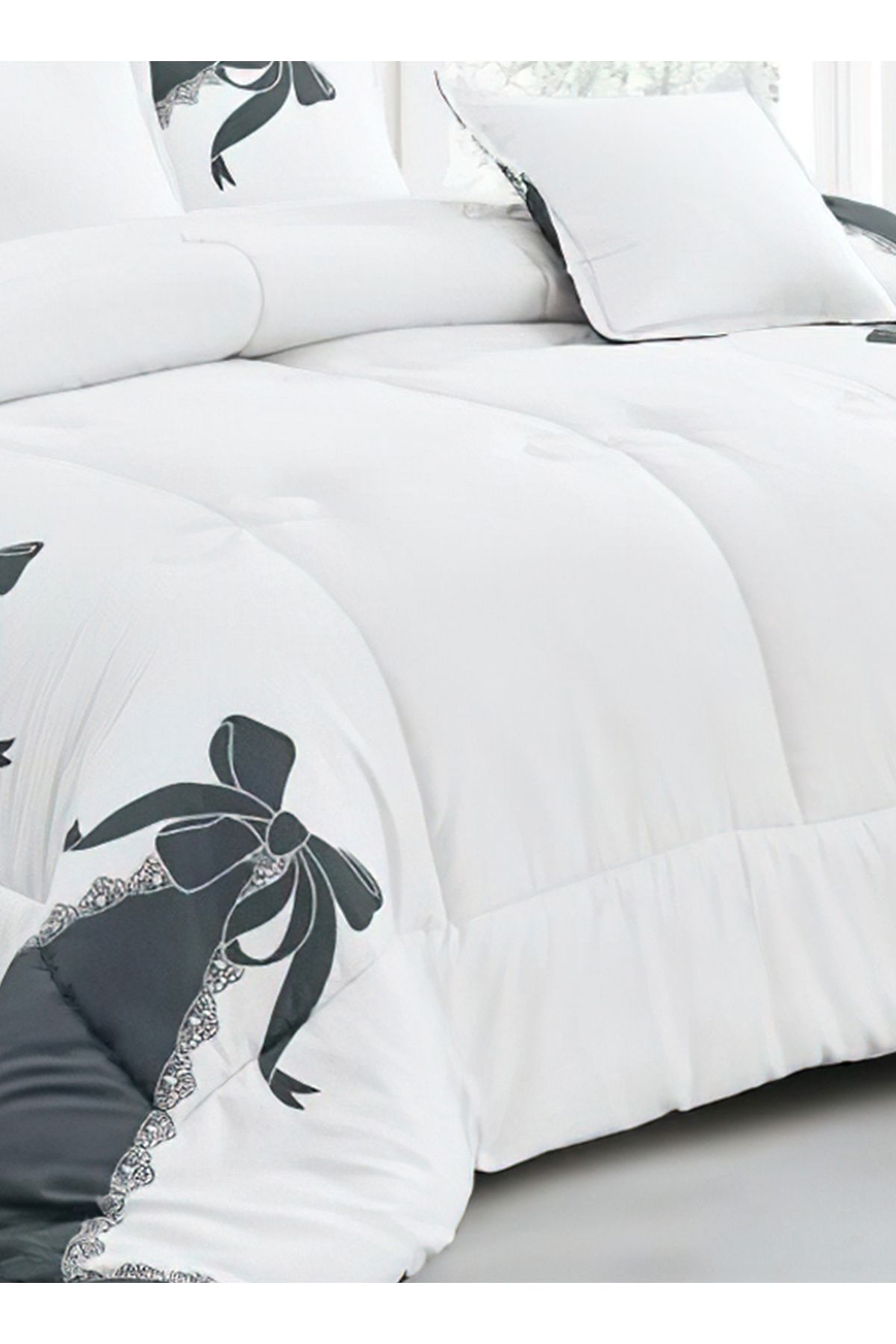 Generic-Comforter Set 4 Piece Single Size Elegant Bedspread Lightweight Comforter Suitable for All Seasons 5