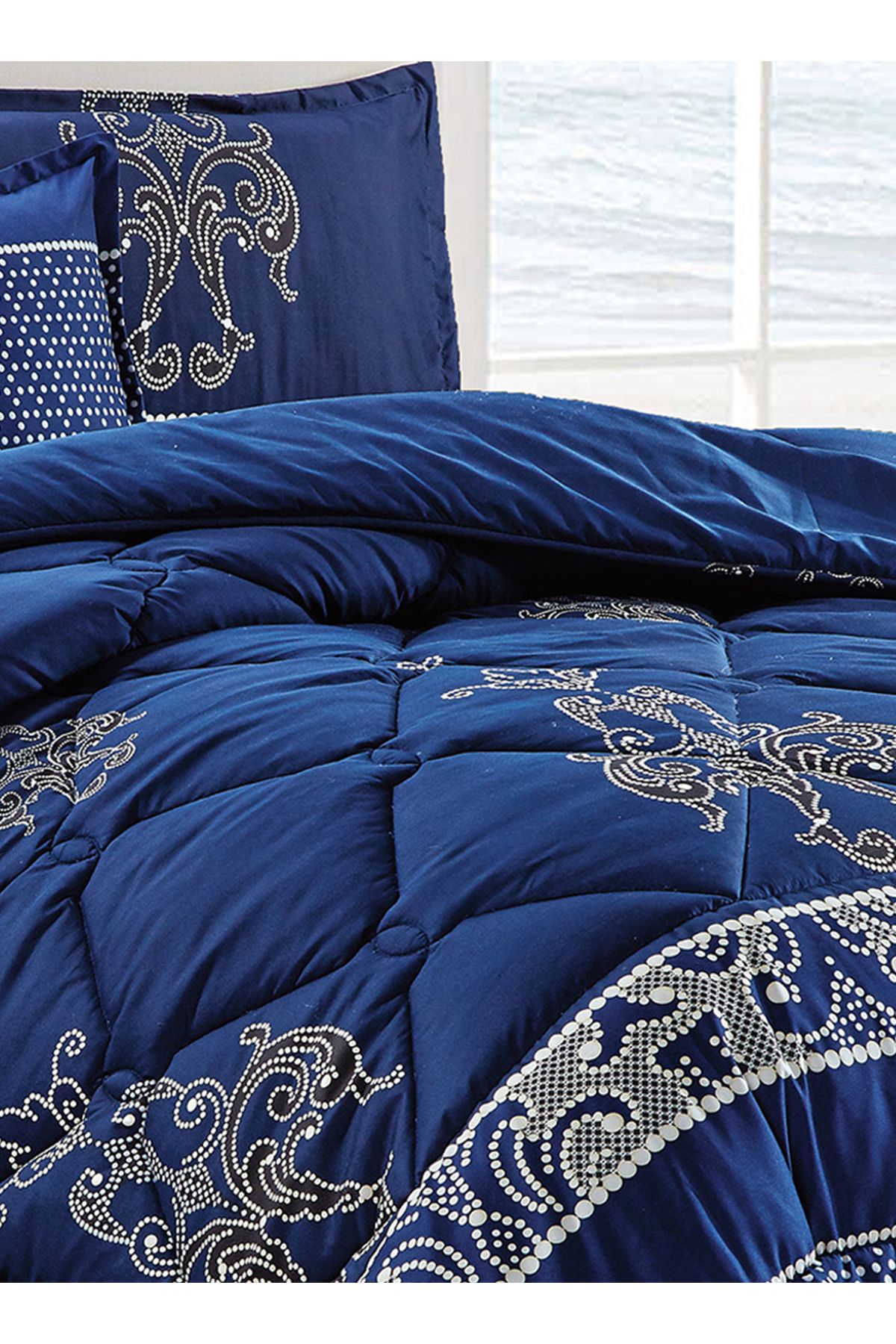 Generic-Comforter Set 4 Piece Single Size Elegant Bedspread Lightweight Comforter Suitable for All Seasons 5