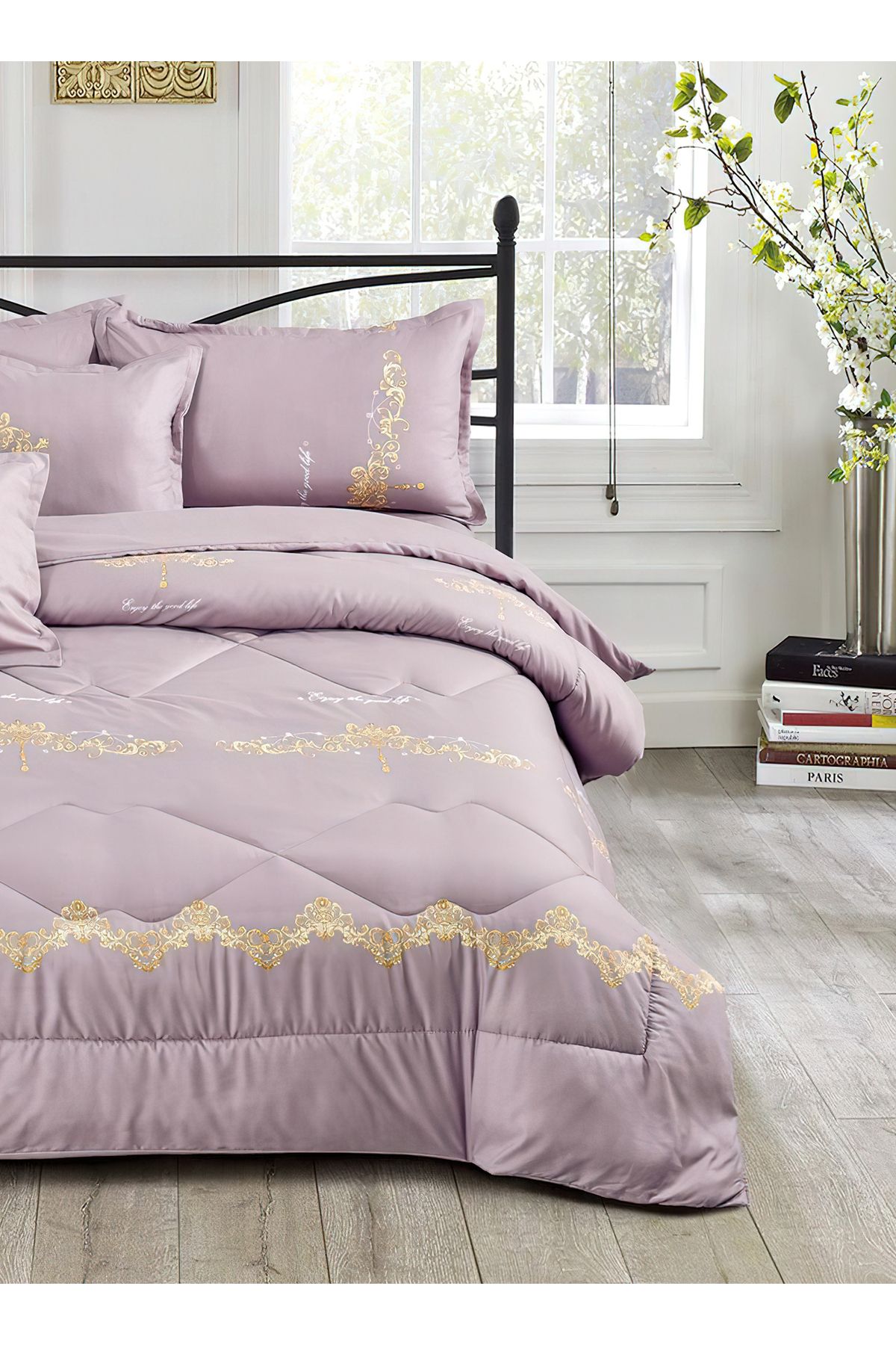 Generic-Comforter Set King Size 6 Pieces Comforter Set Twin Unisex Bedding Set 3