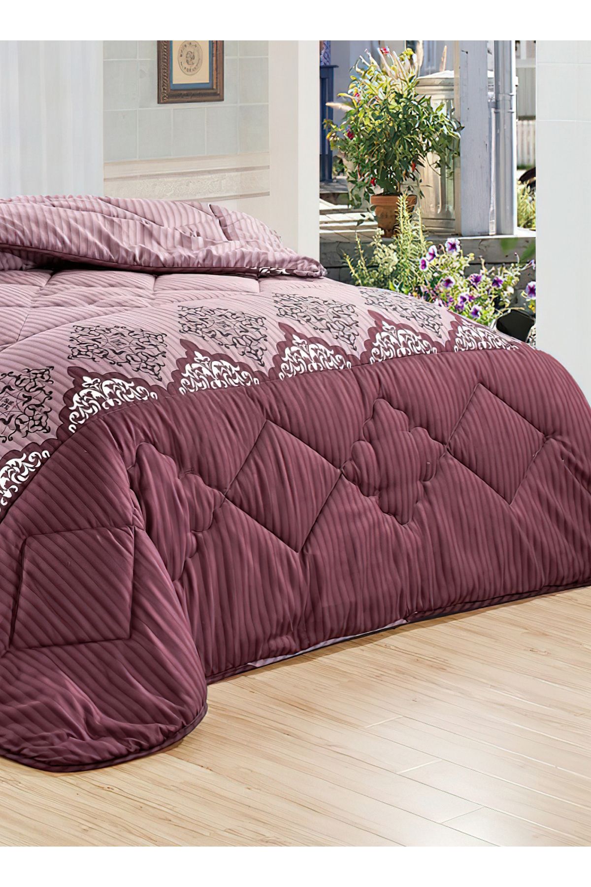 Generic-Comforter Set 4 Piece Single Size Elegant Bedspread Lightweight Comforter Suitable for All Seasons 3