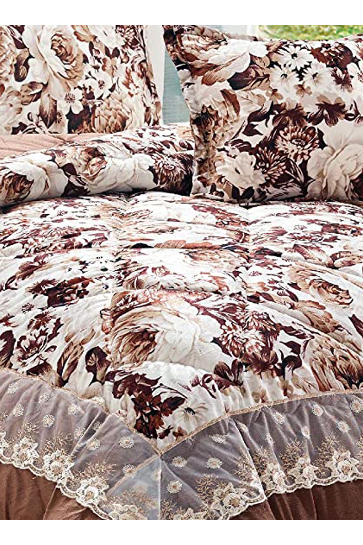 Generic-Comforter Set 4 Piece Single Size Elegant Bedspread Lightweight Comforter Suitable for All Seasons 5