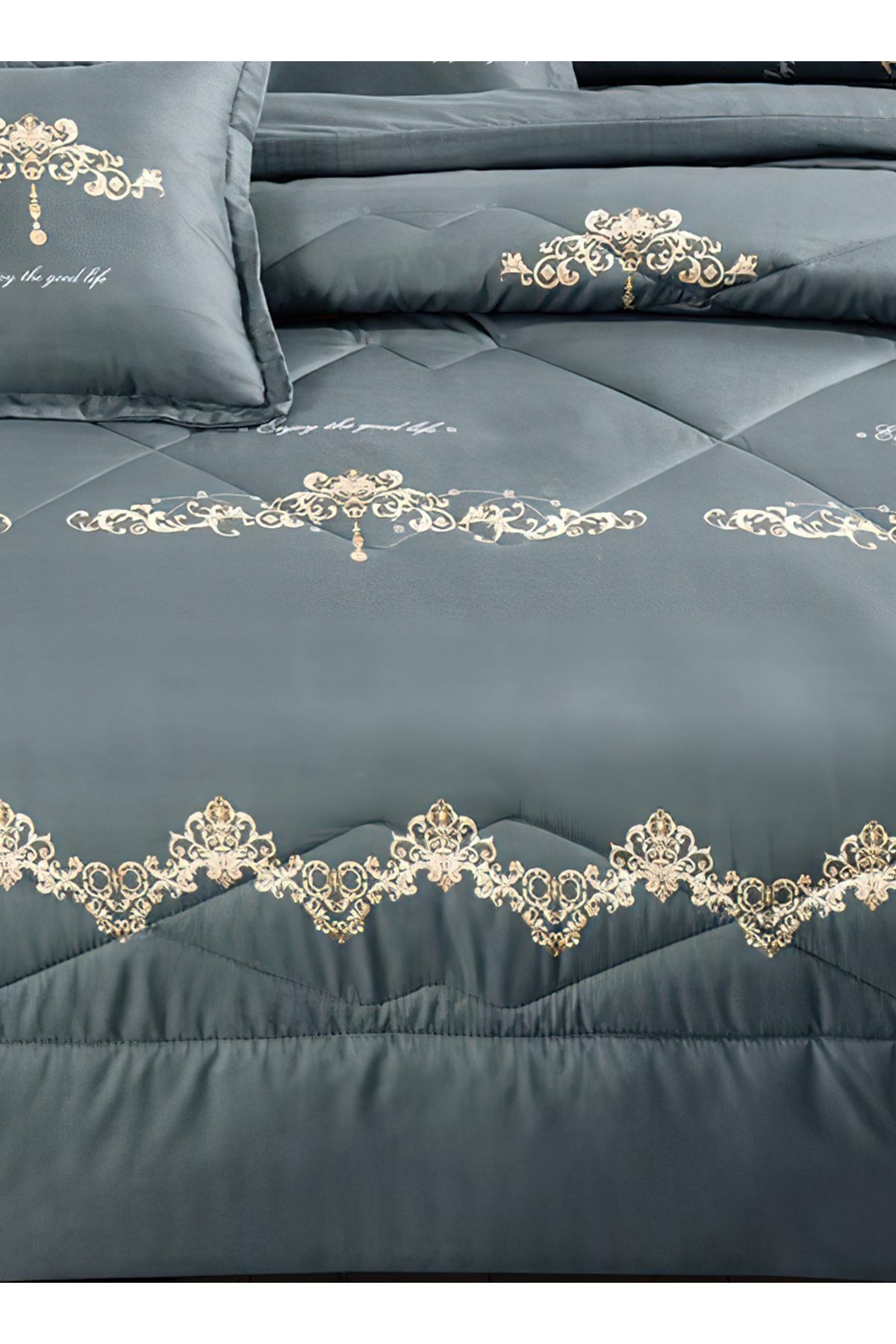 Generic-Comforter Set King Size 6 Pieces Comforter Set Twin Unisex Bedding Set 5