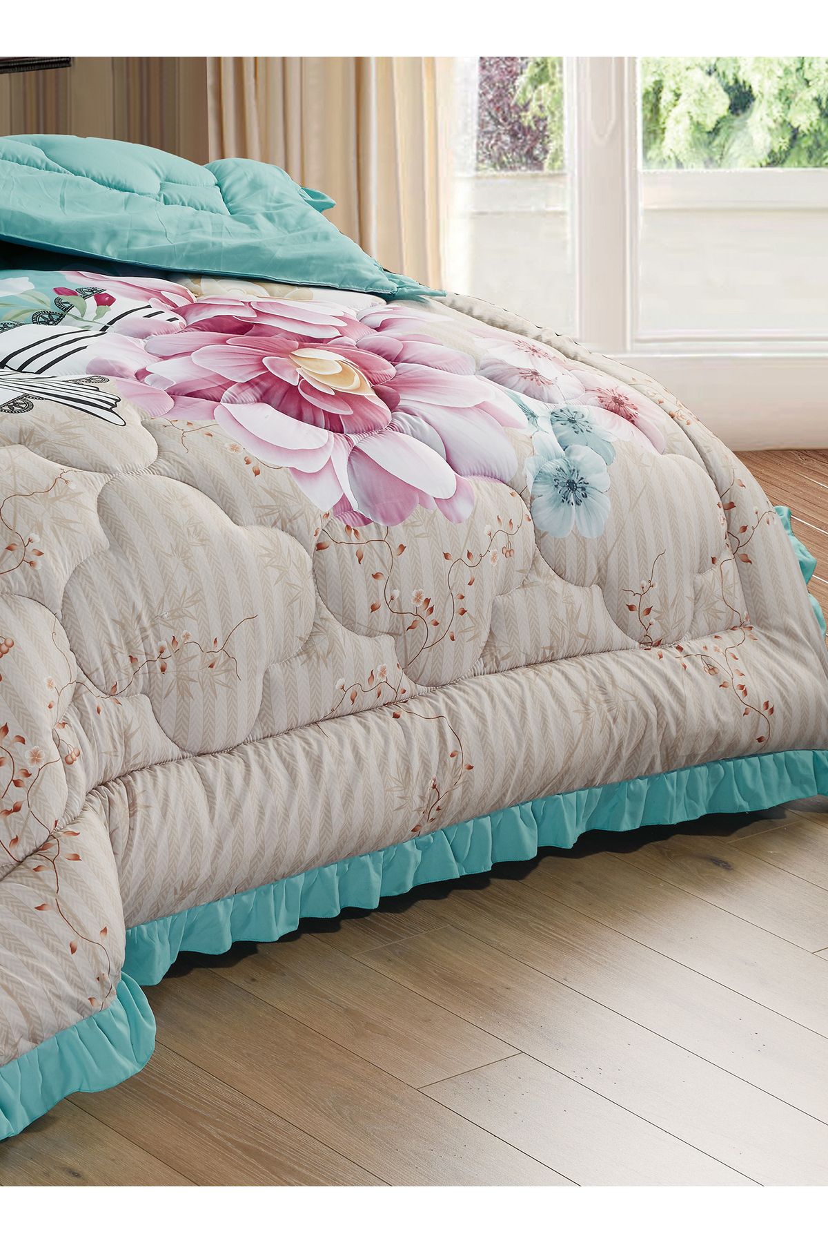 Generic-Comforter Set King Size 6 Pieces Comforter Set Twin Unisex Bedding Set 2