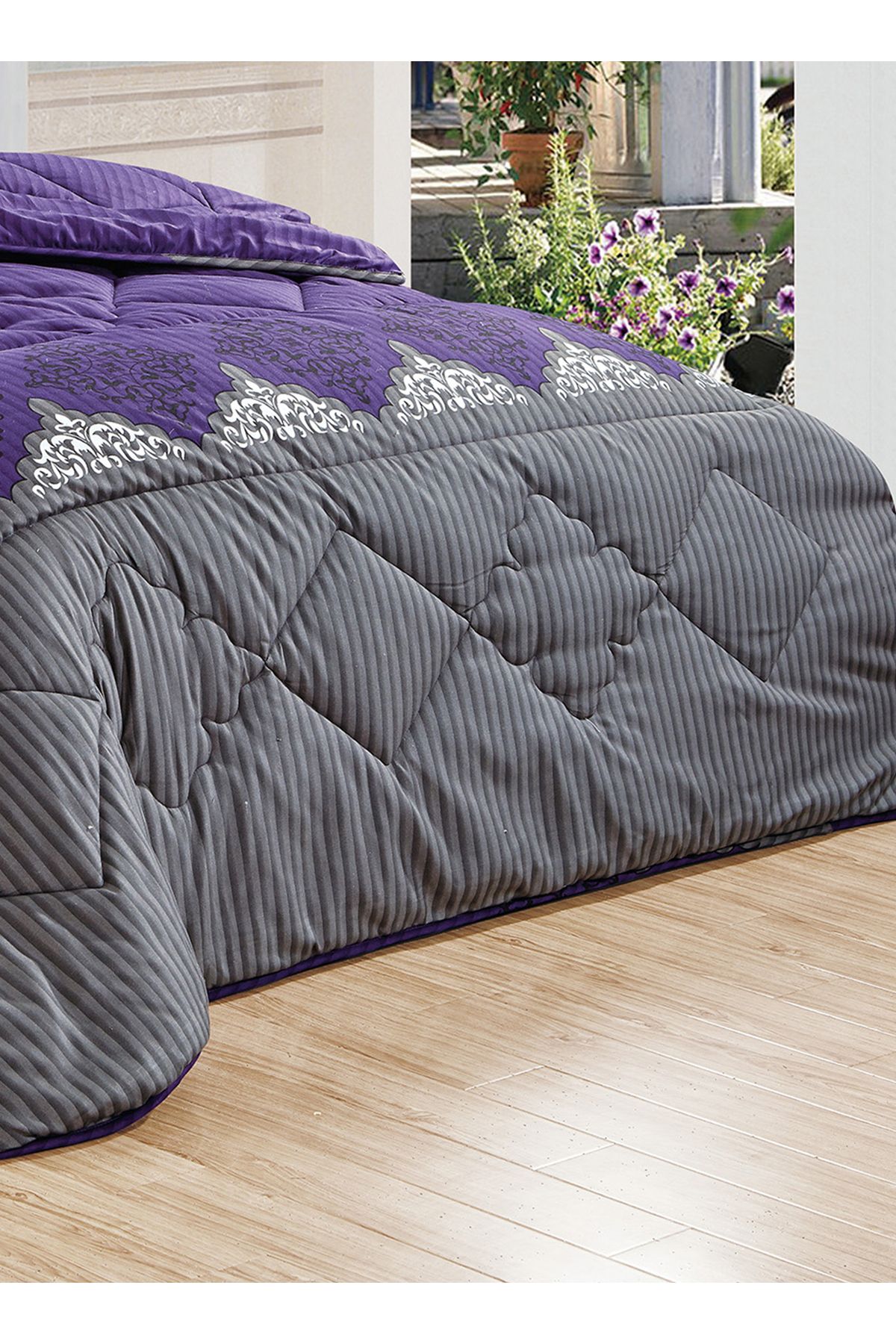 Generic-Comforter Set 4 Piece Single Size Elegant Bedspread Lightweight Comforter Suitable for All Seasons 3
