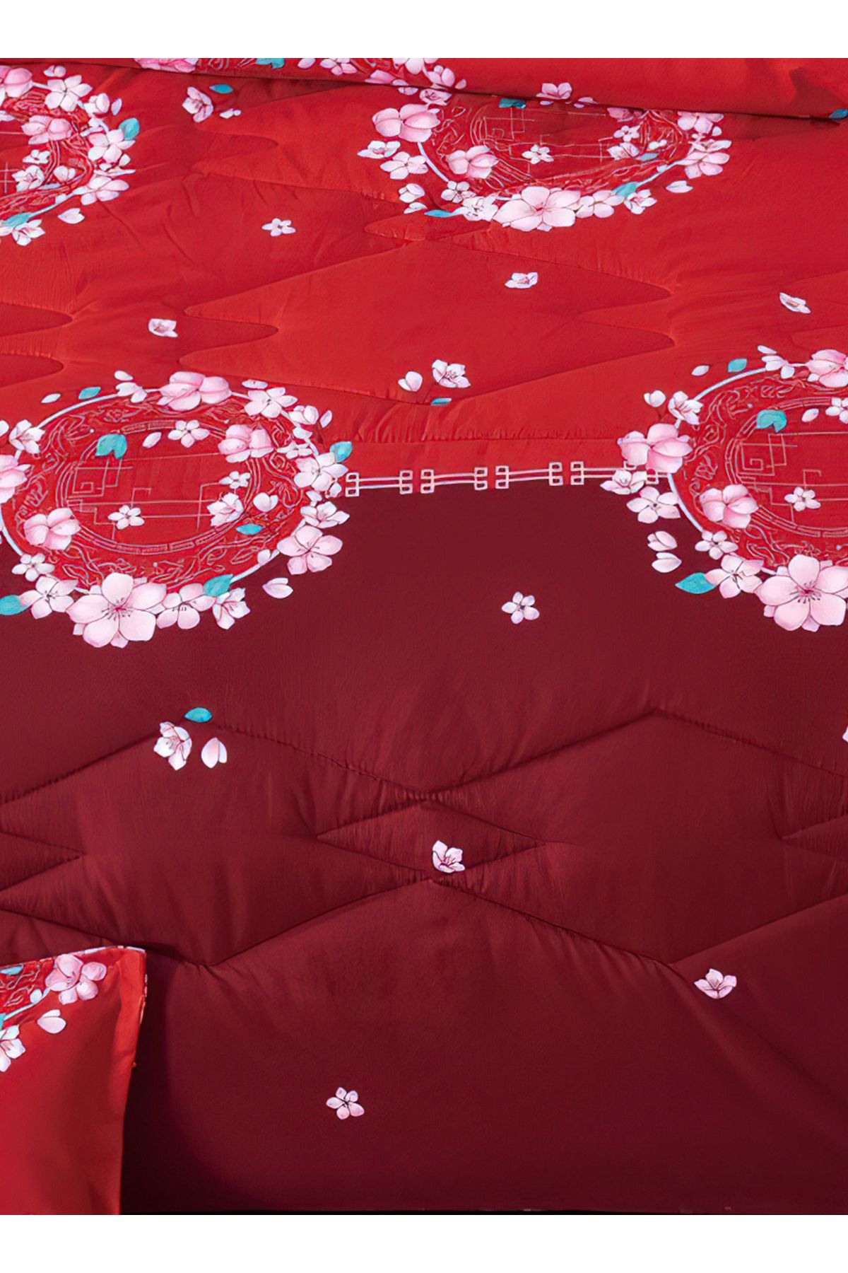 Generic-Comforter Set 4 Piece Single Size Elegant Bedspread Lightweight Comforter Suitable for All Seasons 5