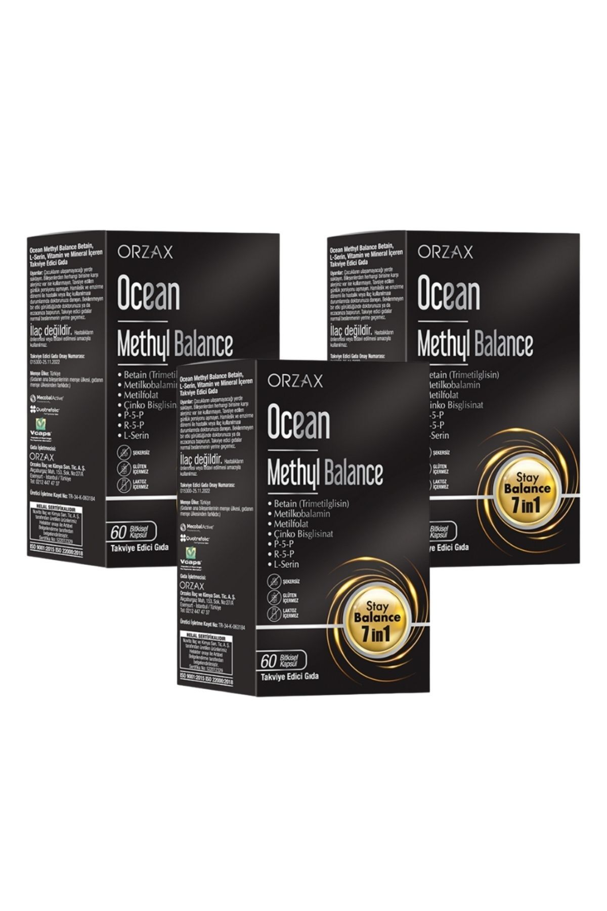 Ocean Methyl Balance 60 Kapsül 3 ADET