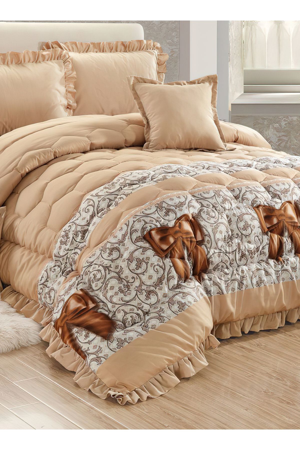 Generic-Comforter Set King Size 6 Pieces Comforter Set Twin Unisex Bedding Set 4