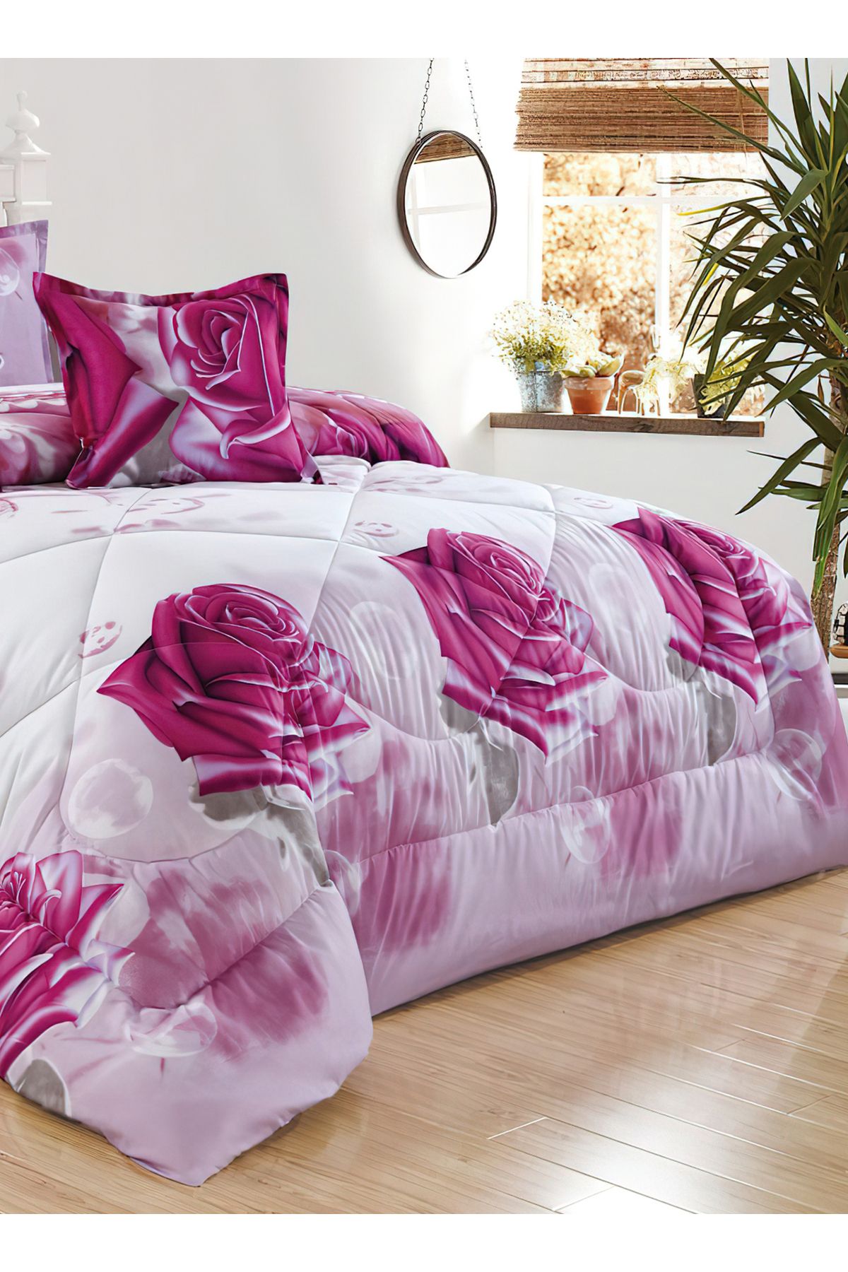 Generic-Comforter Set 4 Piece Single Size Elegant Bedspread Lightweight Comforter Suitable for All Seasons 3