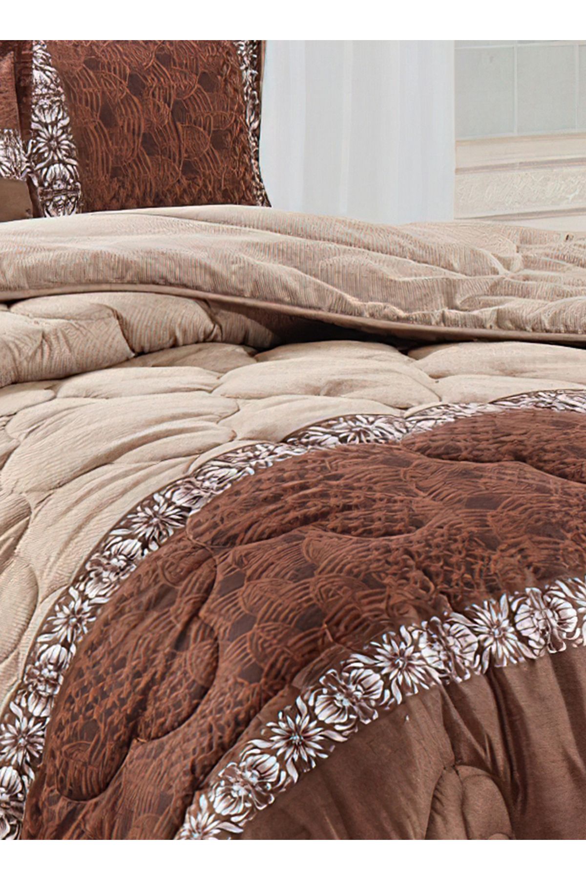 Generic-Comforter Set 4 Piece Single Size Elegant Bedspread Lightweight Comforter Suitable for All Seasons 5