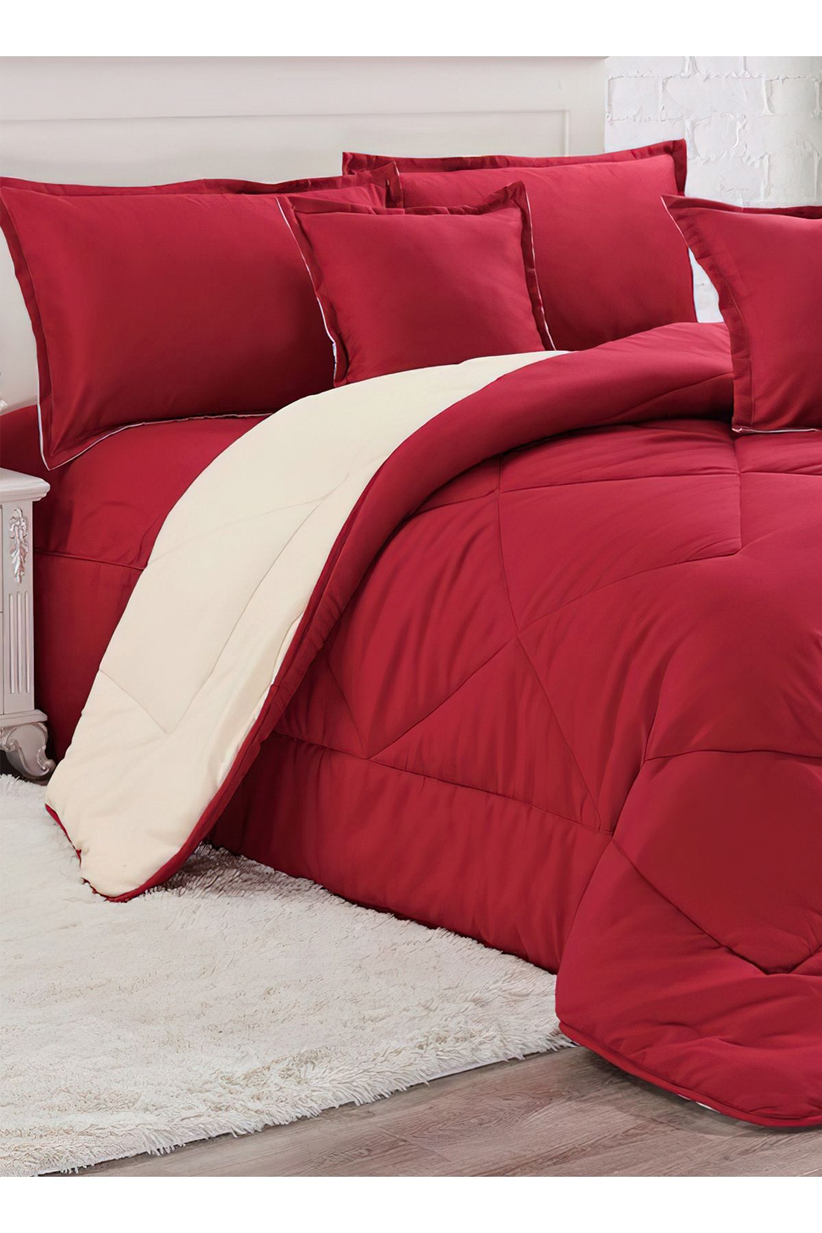 Generic-Comforter Set 4 Piece Single Size Elegant Bedspread Lightweight Comforter Suitable for All Seasons 2