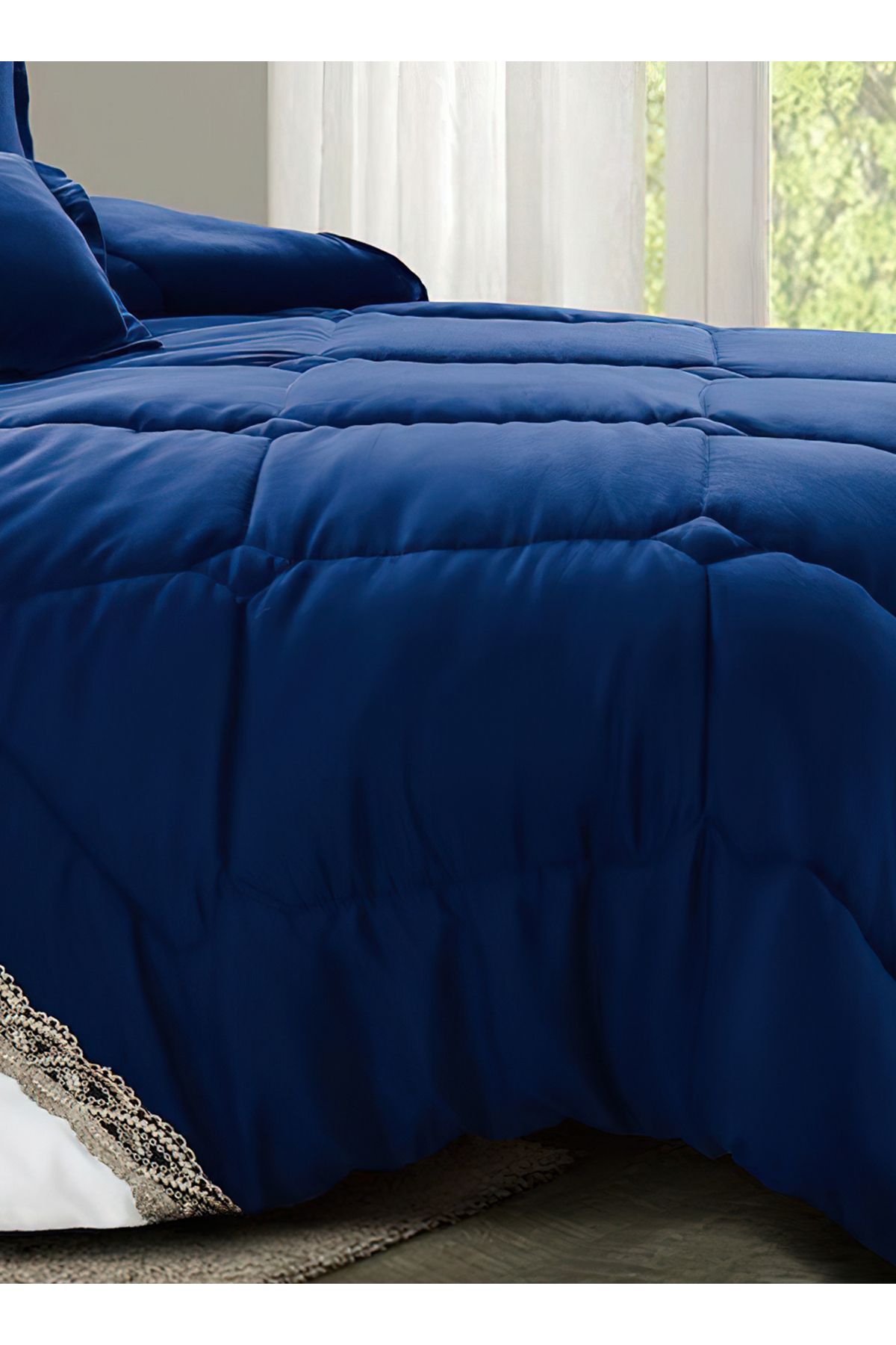 Generic-Comforter Set 4 Piece Single Size Elegant Bedspread Lightweight Comforter Suitable for All Seasons 3