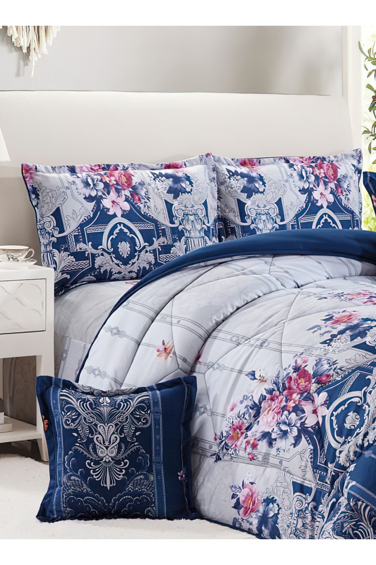Generic-Comforter Set King Size 6 Pieces Comforter Set Twin Unisex Bedding Set 4