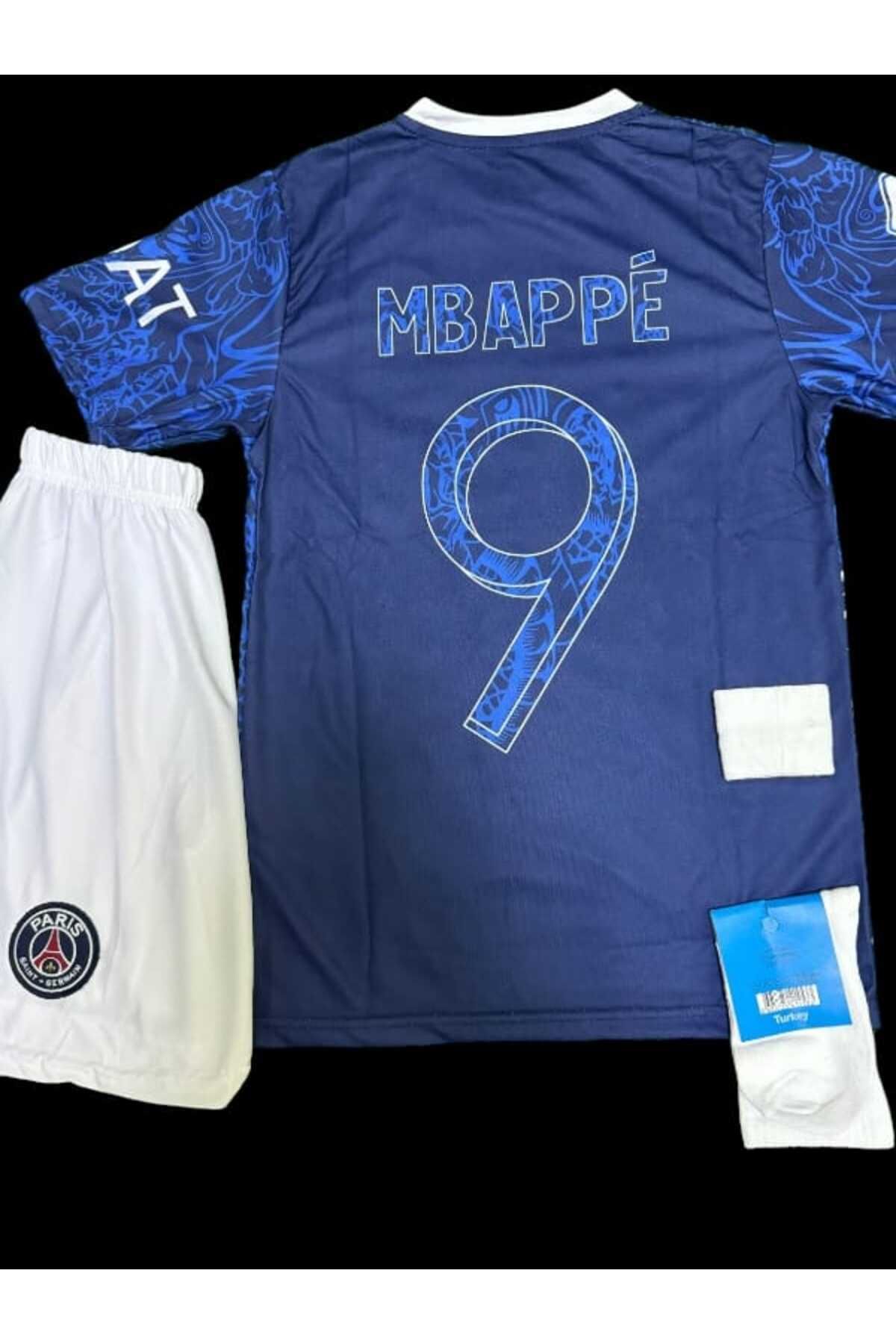 Lion Spor Paris Saint Germain Kylian Mbappe 9 Hava Alabilen Polyester Kumaş Halısaha Forması