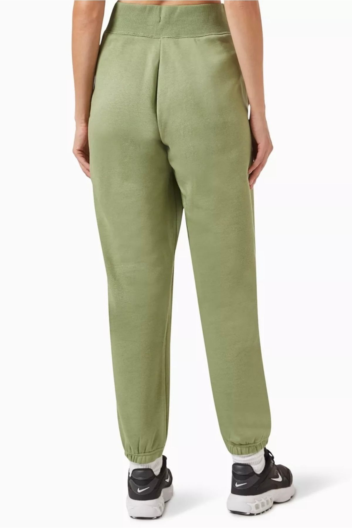 Nike-Green Oversized Phoenix Fleece Women's Sweatpants - High Waist 8