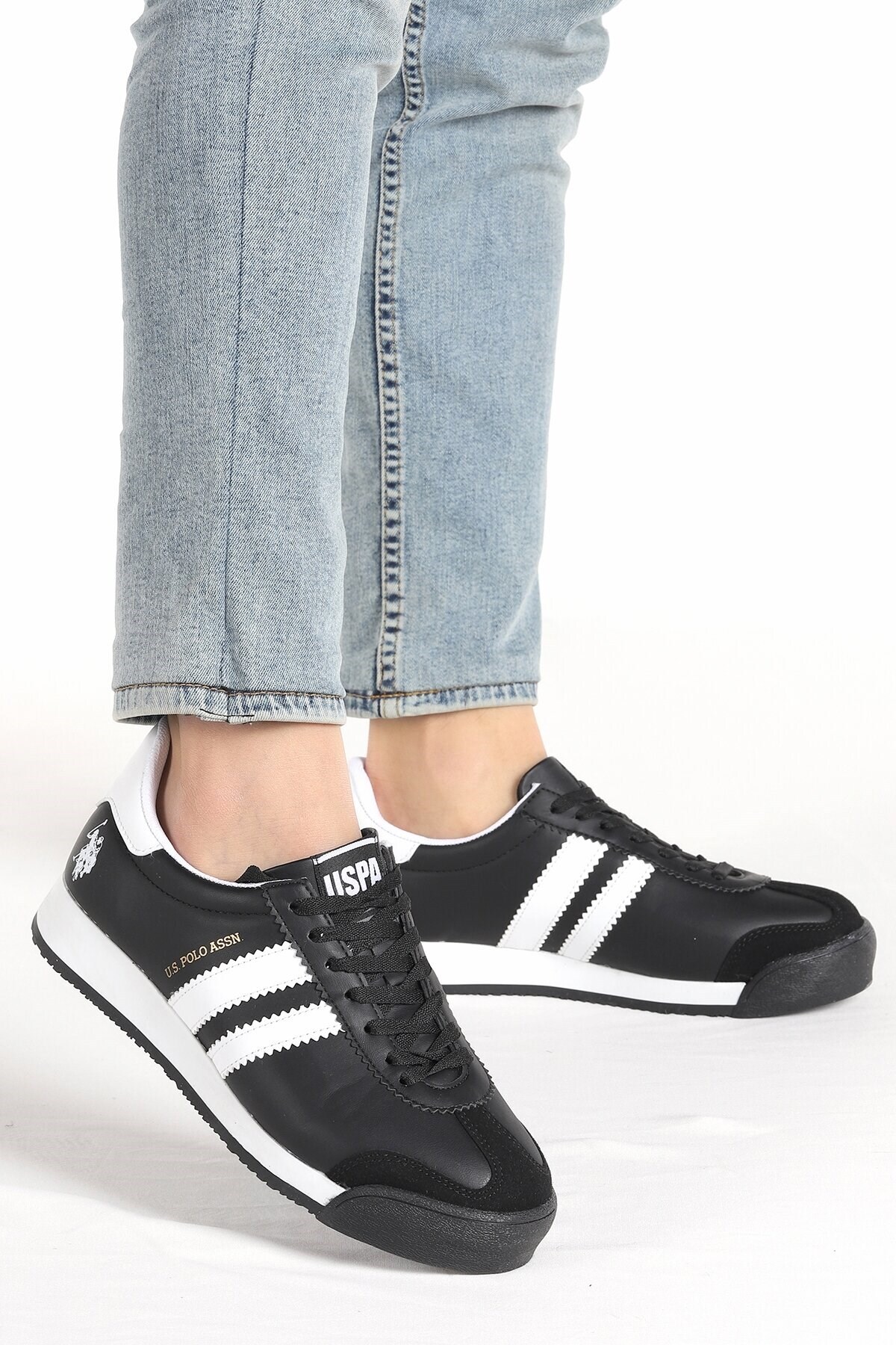 یو اس پولو کفش ورزشی راحتی مردانه یو اس پولو مدل Sunday B1 کد USP010BLACK-BYZ