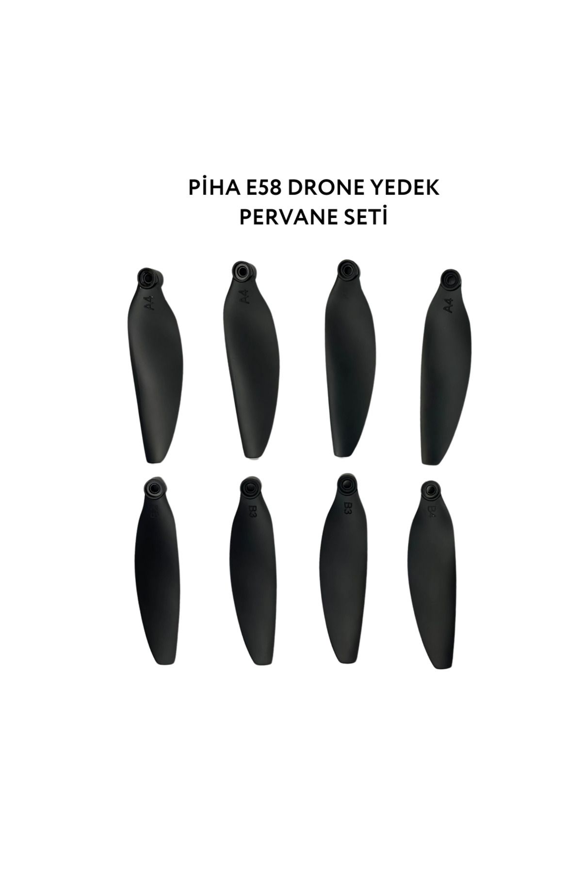 piha E58 Drone Yedek Pervane Seti (8 Adet)