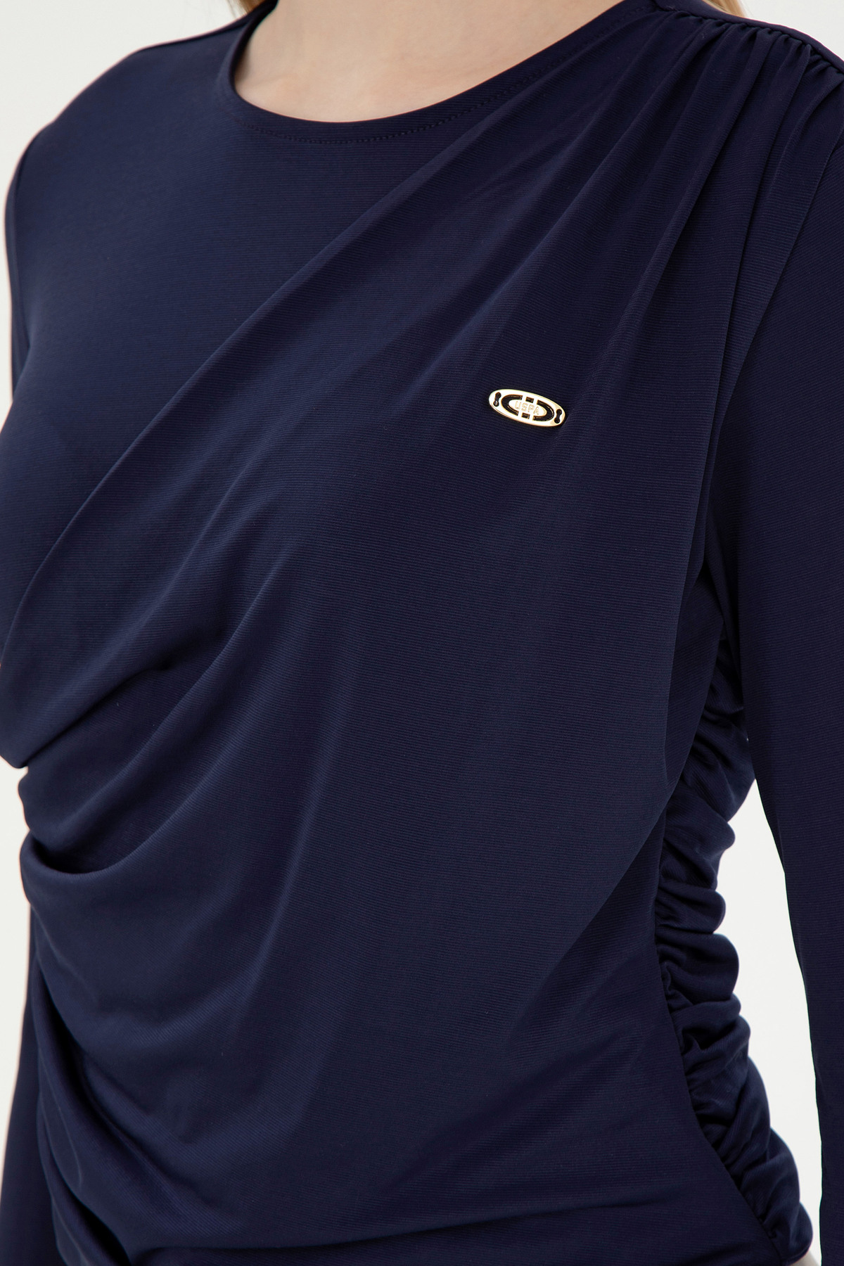 U.S. Polo Assn. Kadın Lacivert Bisiklet Yaka Sweatshırt 50291561-VR033 görsel 7