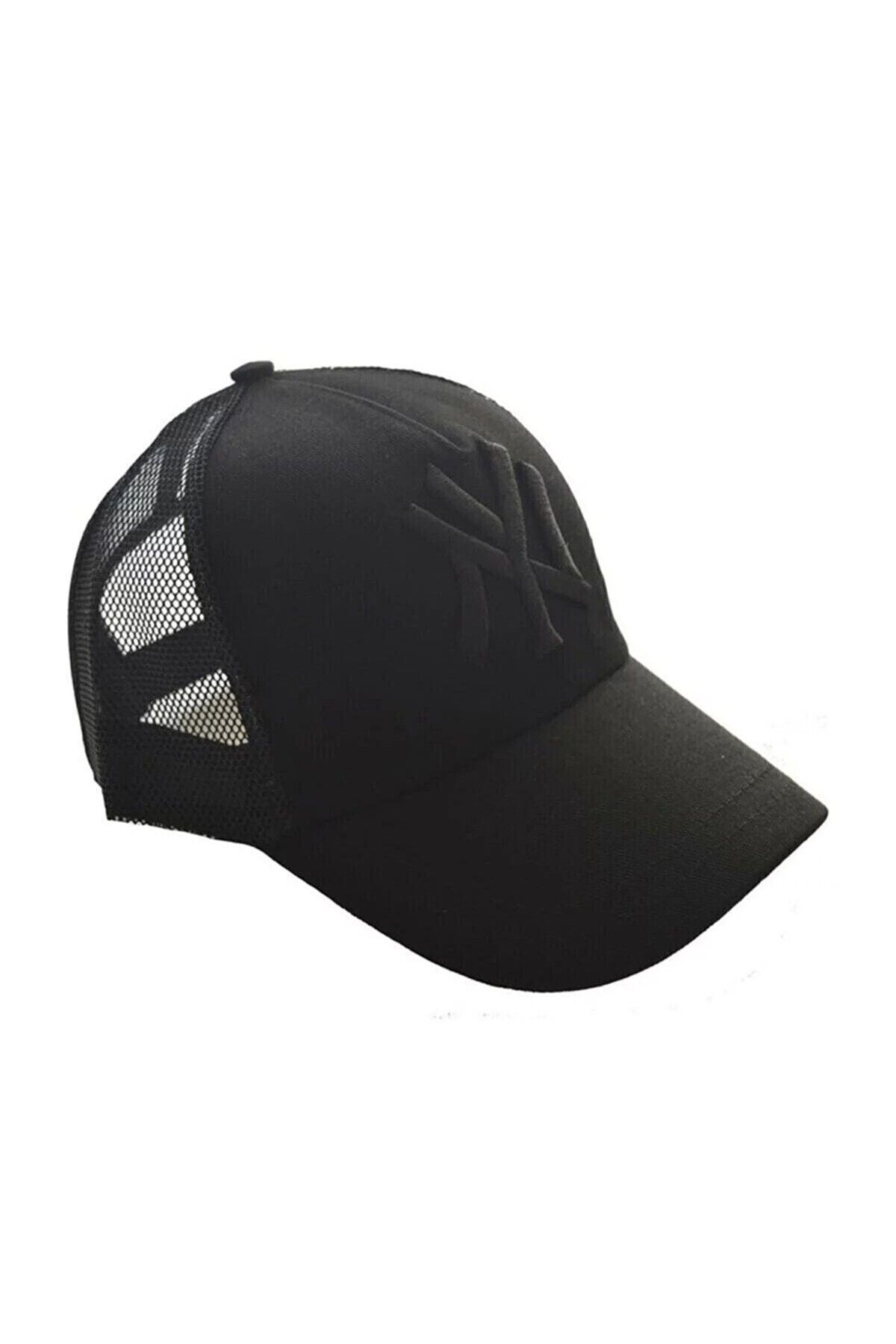 ergül çanta Ny Cap Yankees Siyah Fileli  Unisex Şapka