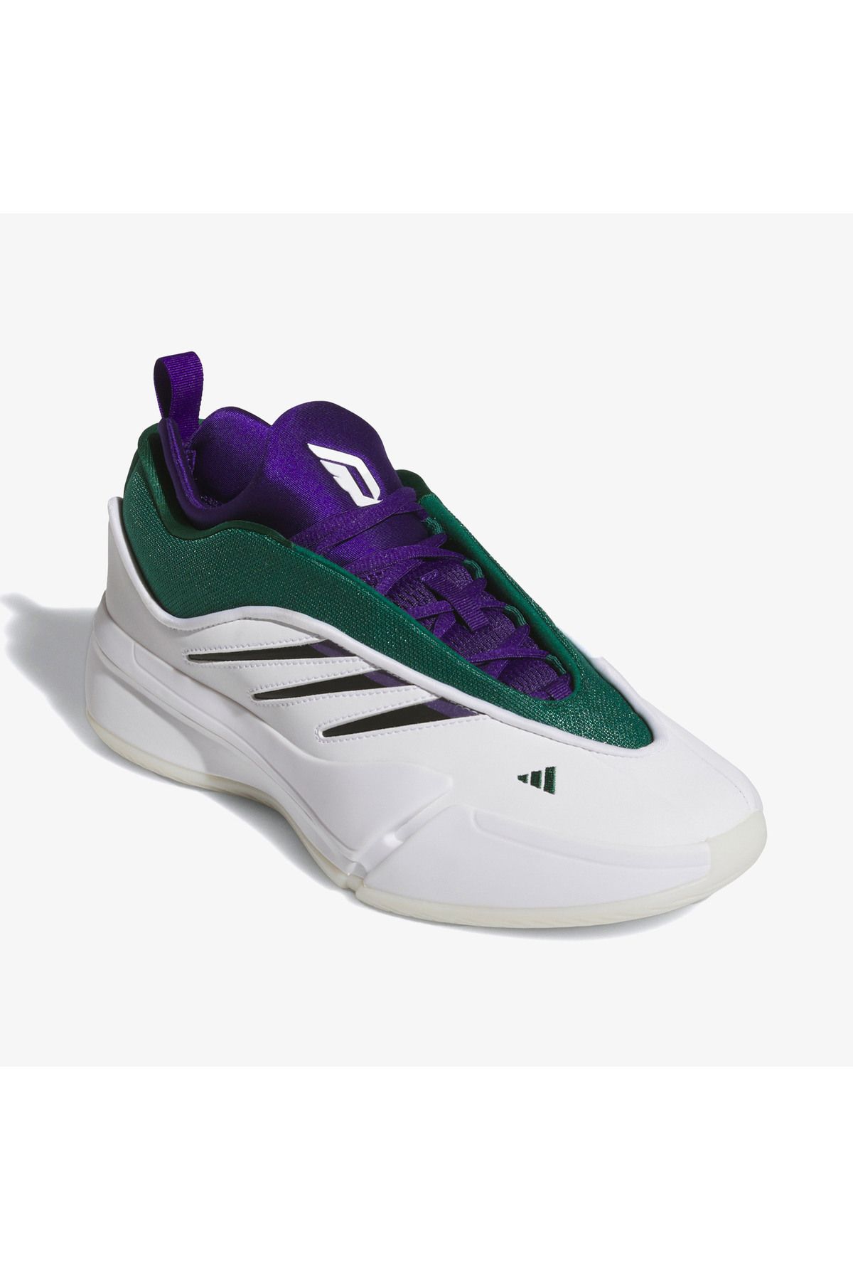 adidas-حذاء كرة السلة الأبيض للرجال من Dame 9 Milwaukee Bucks 2