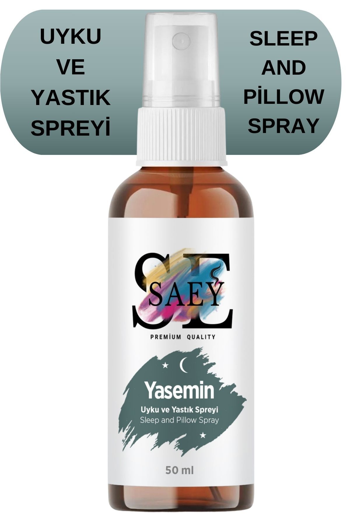 SAEY Yasemin Uyku Ve Yastık Spreyi Lavender Sleep And Pıllow Spray Doğal Lavanta 50 Ml