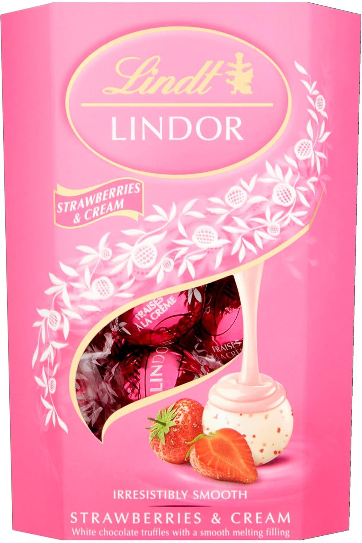 Lindt Lindor Strawberry & Cream 200 G