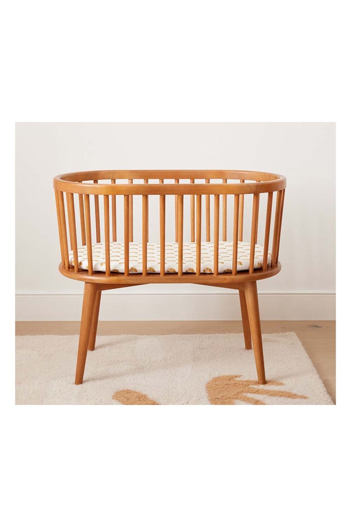 POTTERY BARN KIDS West Elm x PBK Orta Yüzyıl Beşik, Modern ve Güvenli Tasarım