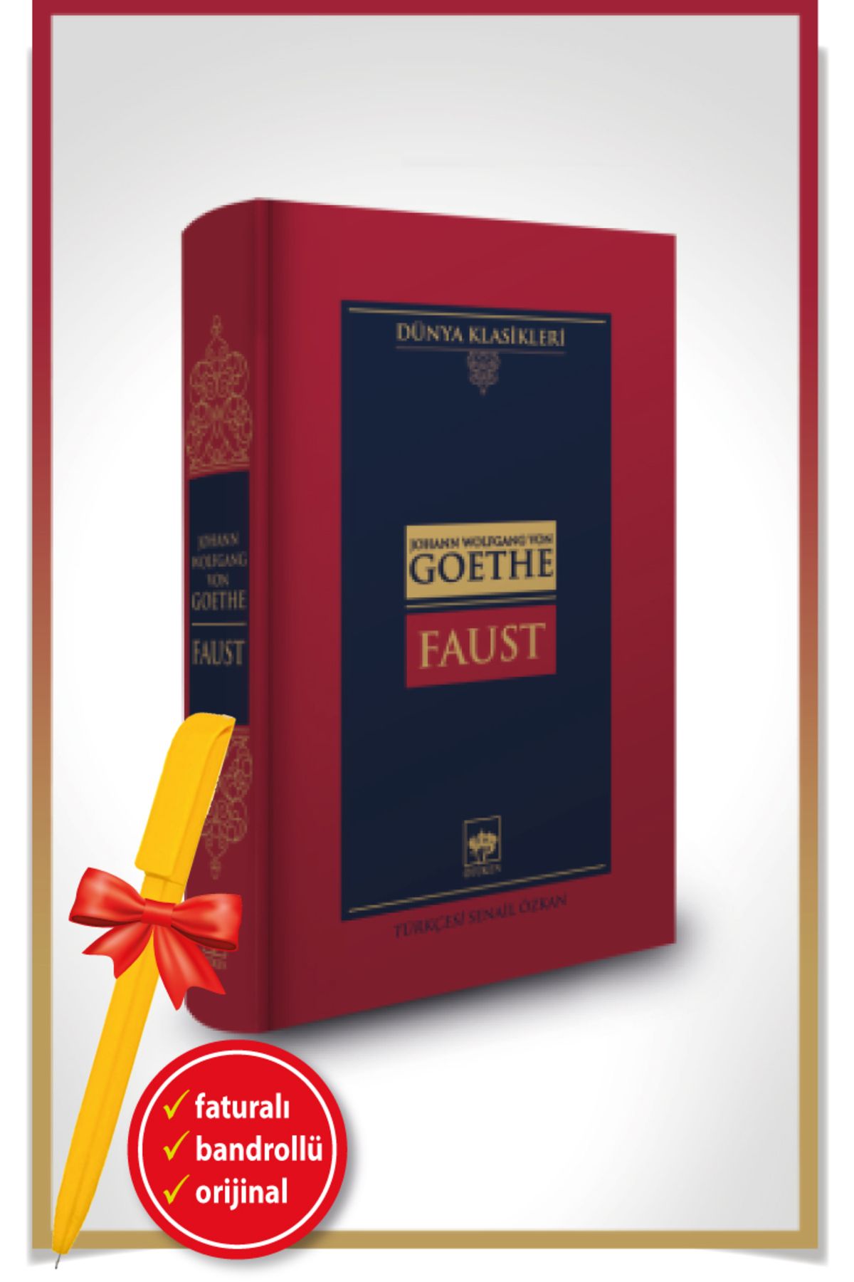 Ötüken Neşriyat Alfa Kalem+Faust (Ciltli)(Goethe)-YENİ-TARİH-ÖTÜKEN KİTAP