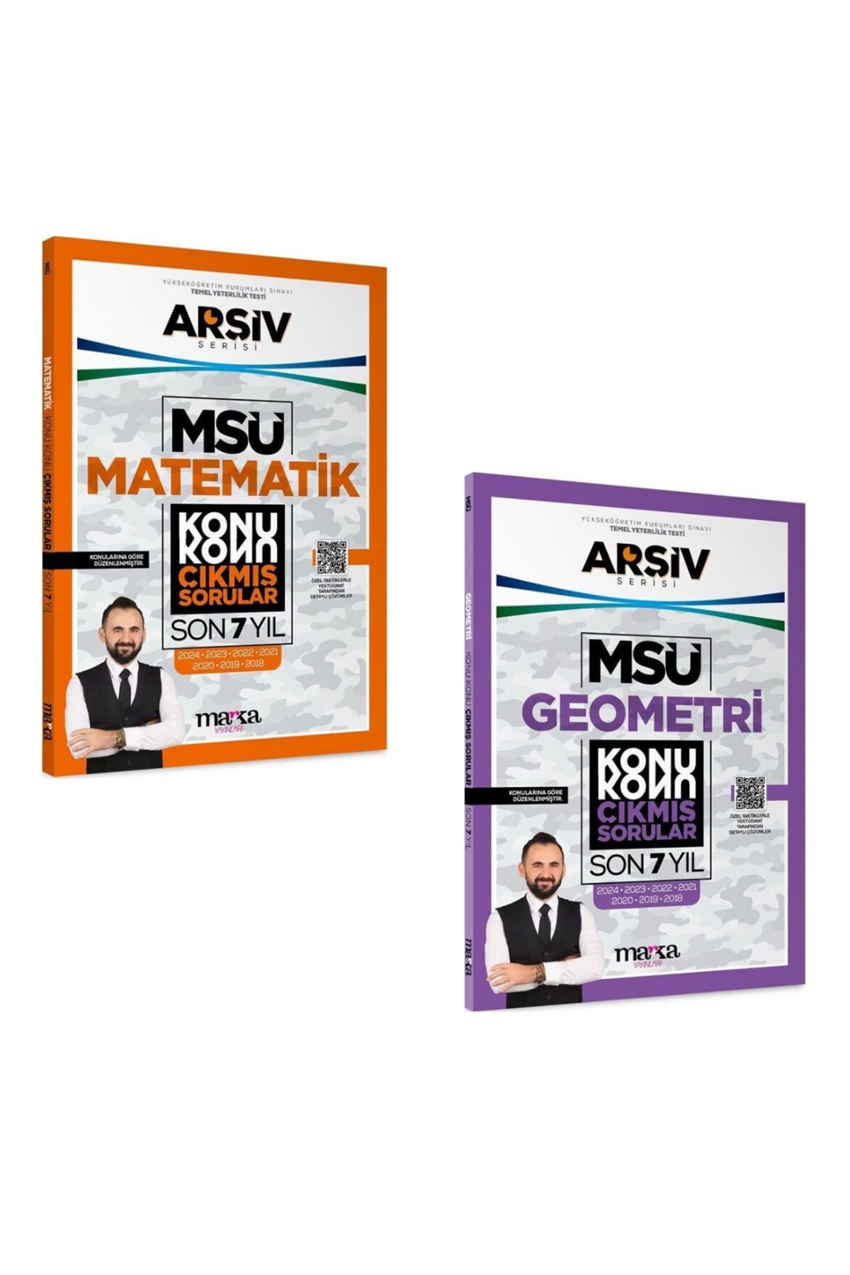 Çap Yayınları 2025  MSÜ Matematik ve Geometri ARŞİV Serisi Konu Konu Son 7 Yıl Çıkmış Sorular