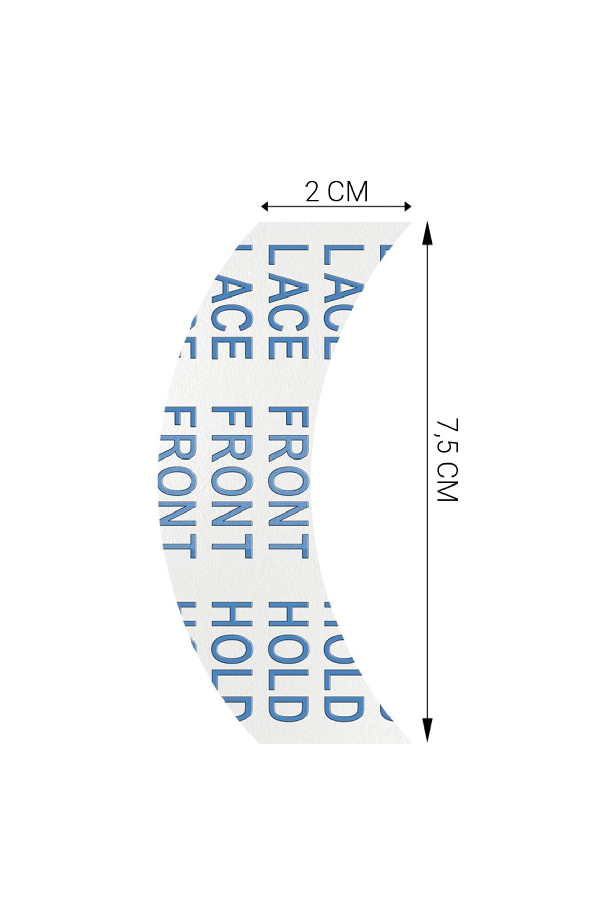 Lace Front Hold Protez Saç Bandı Oval "CC" (2cm x 7,5 cm) 36 Adet — TYCDHB505N170714426967007 — تصویر 3 از 3