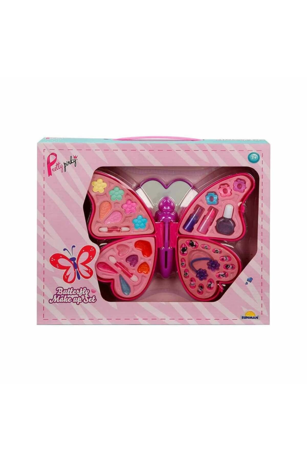 NessiWorld-2603 Butterfly Shaped 4 Layer Makeup Beauty Set -Sunman 1