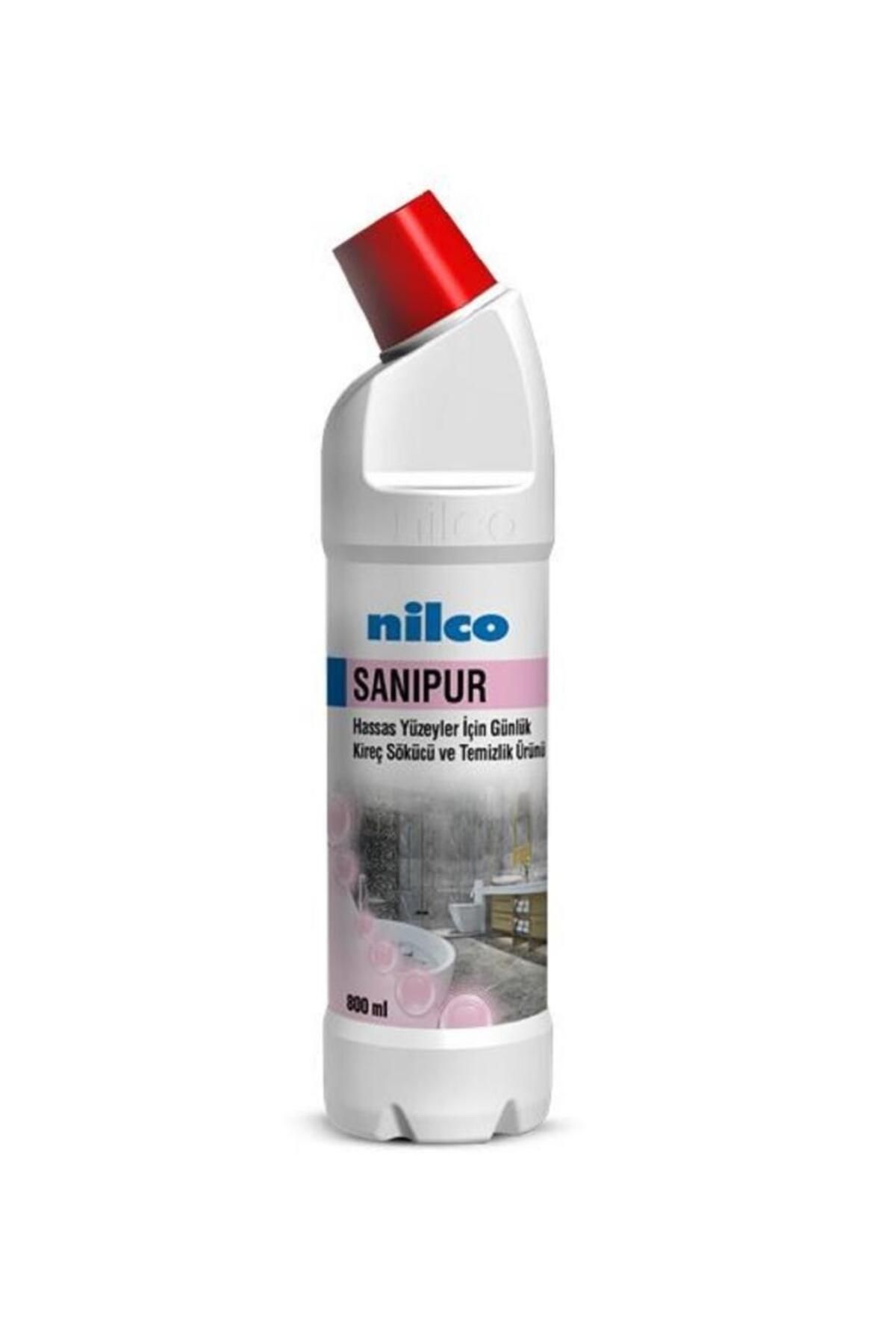 ÇELİKPENÇE Nilco SANIPUR 800 ML/920 G HASSAS YÜZEYLER İÇİN GÜNLÜK KİREÇ SÖKÜCÜ VE TEMİZLİK ÜRÜNÜ