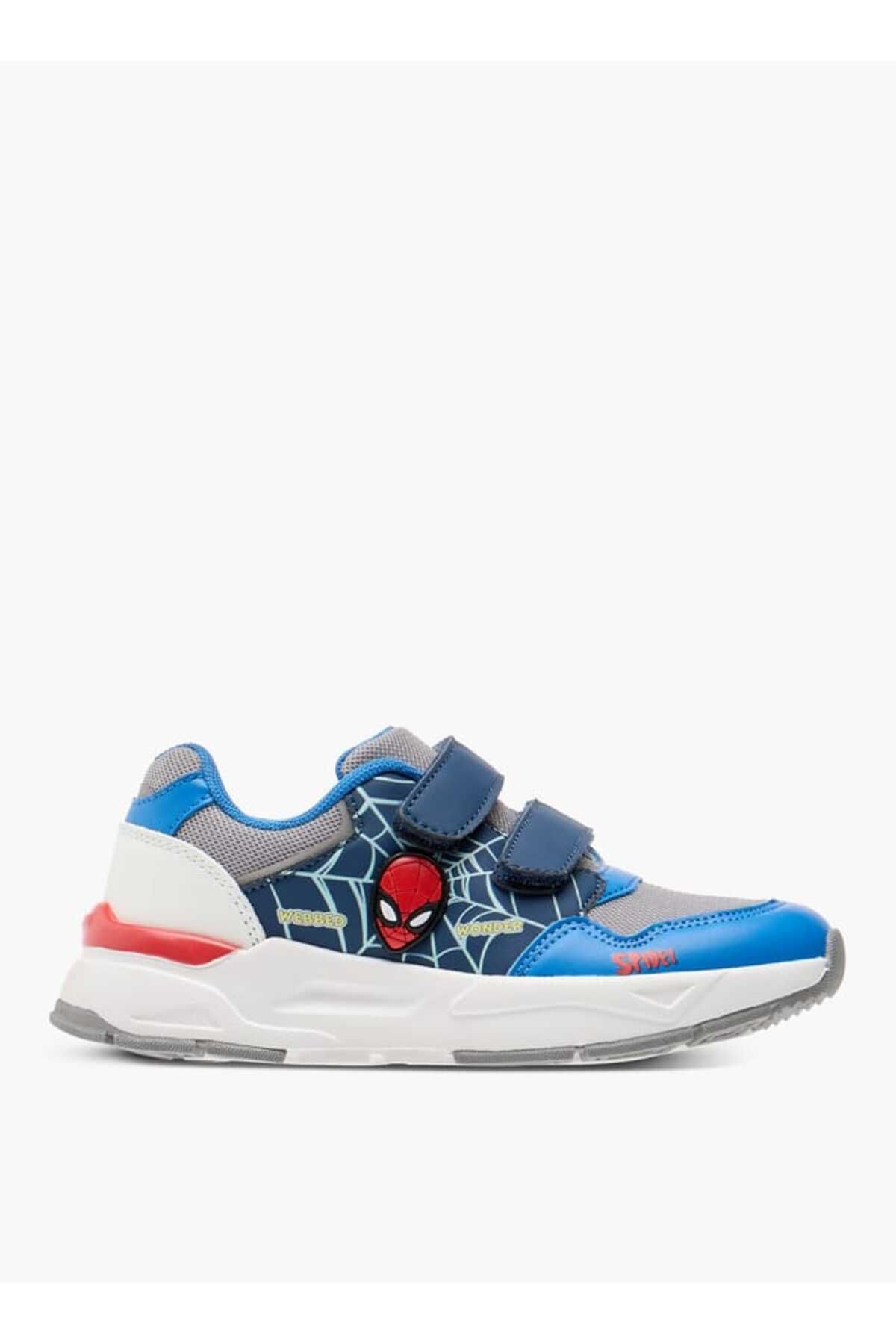Marvel-Spider-Man Embossed Sneakers with Hook and Loop Closure 3