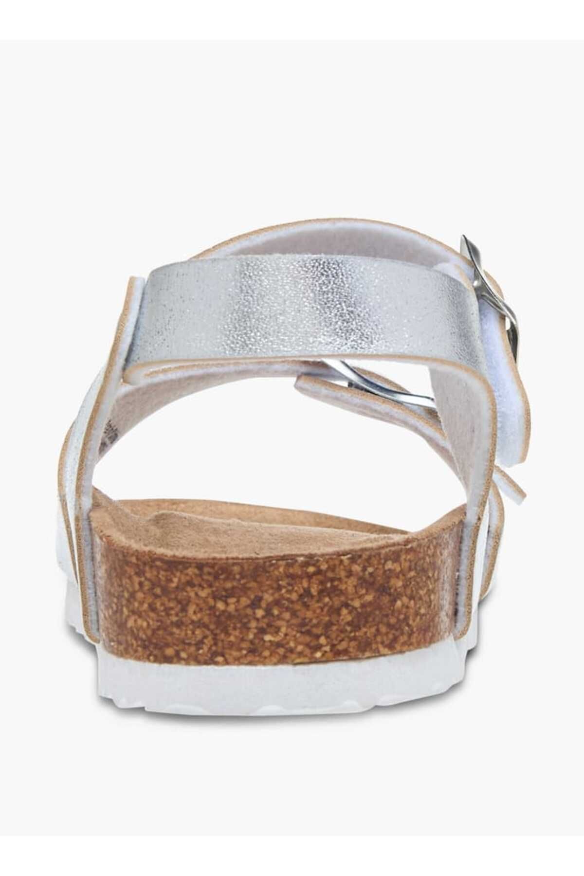 Flora Bella by Shoexpress-Flora Bella Solid Sandals with Hook and Loop Closure 4