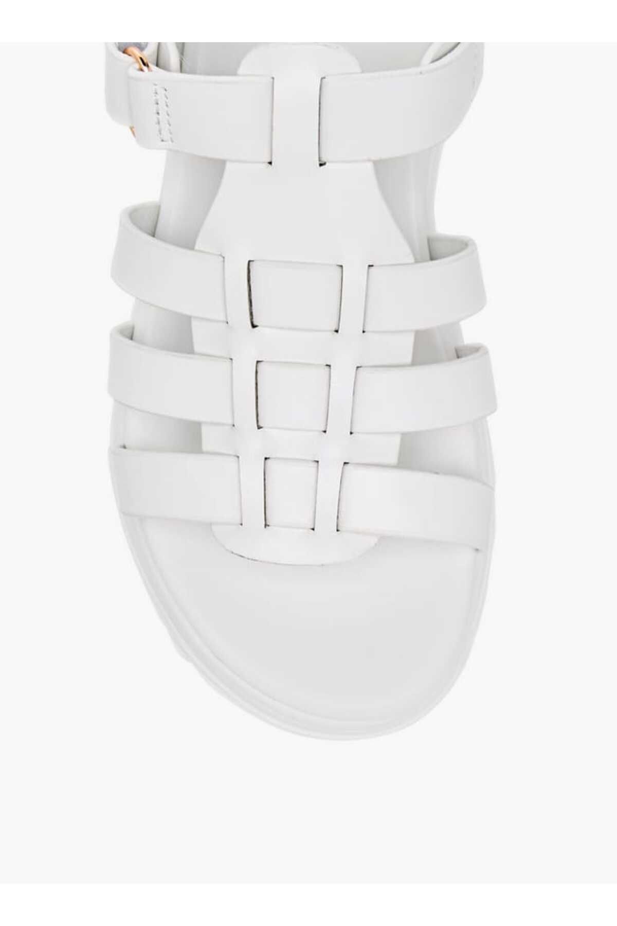 Le Confort-Le Confort Solid Chunky Sole Strap Sandals with Hook and Loop Closure 3