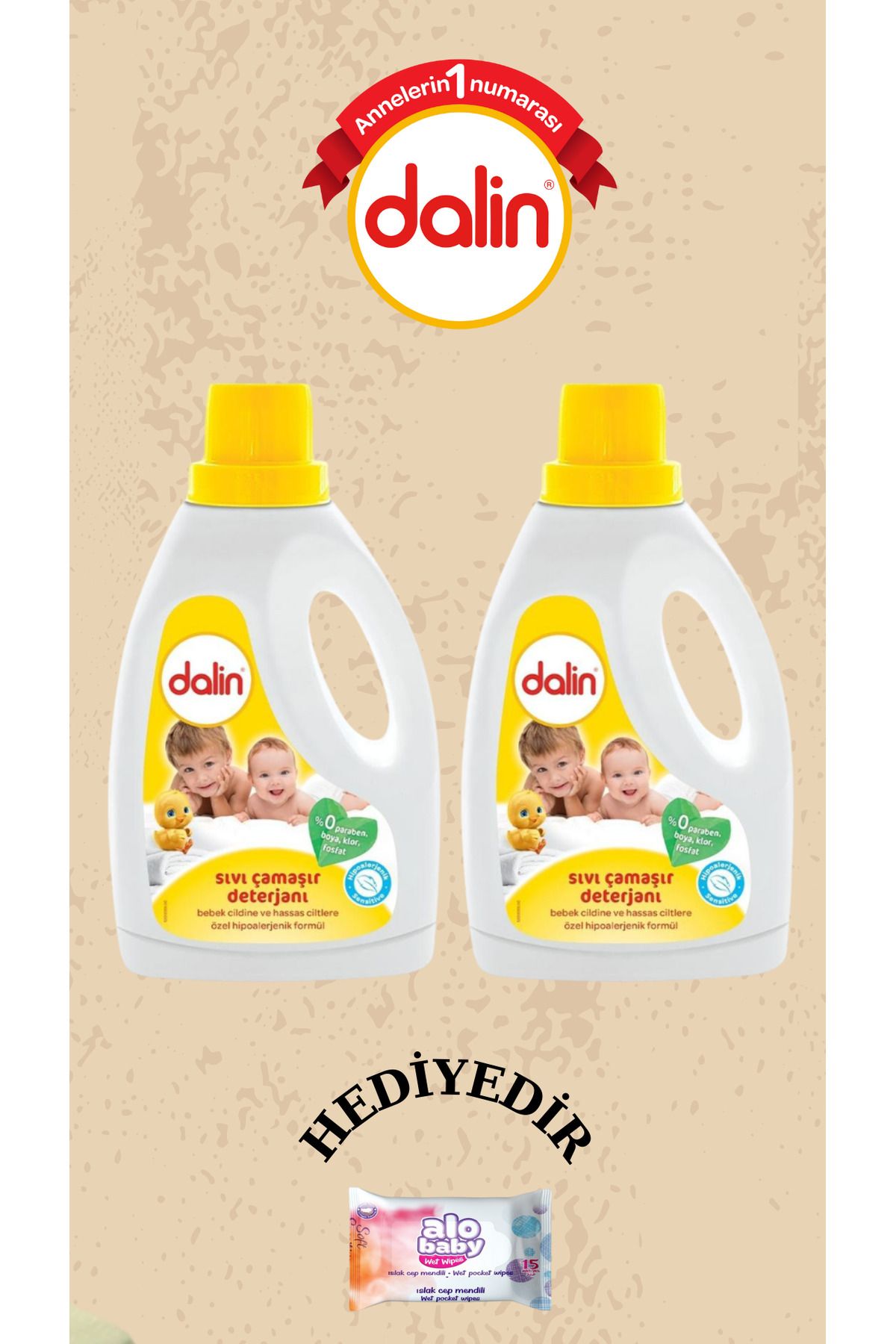 Dalin Deterjan 1500 ml 2 Adet