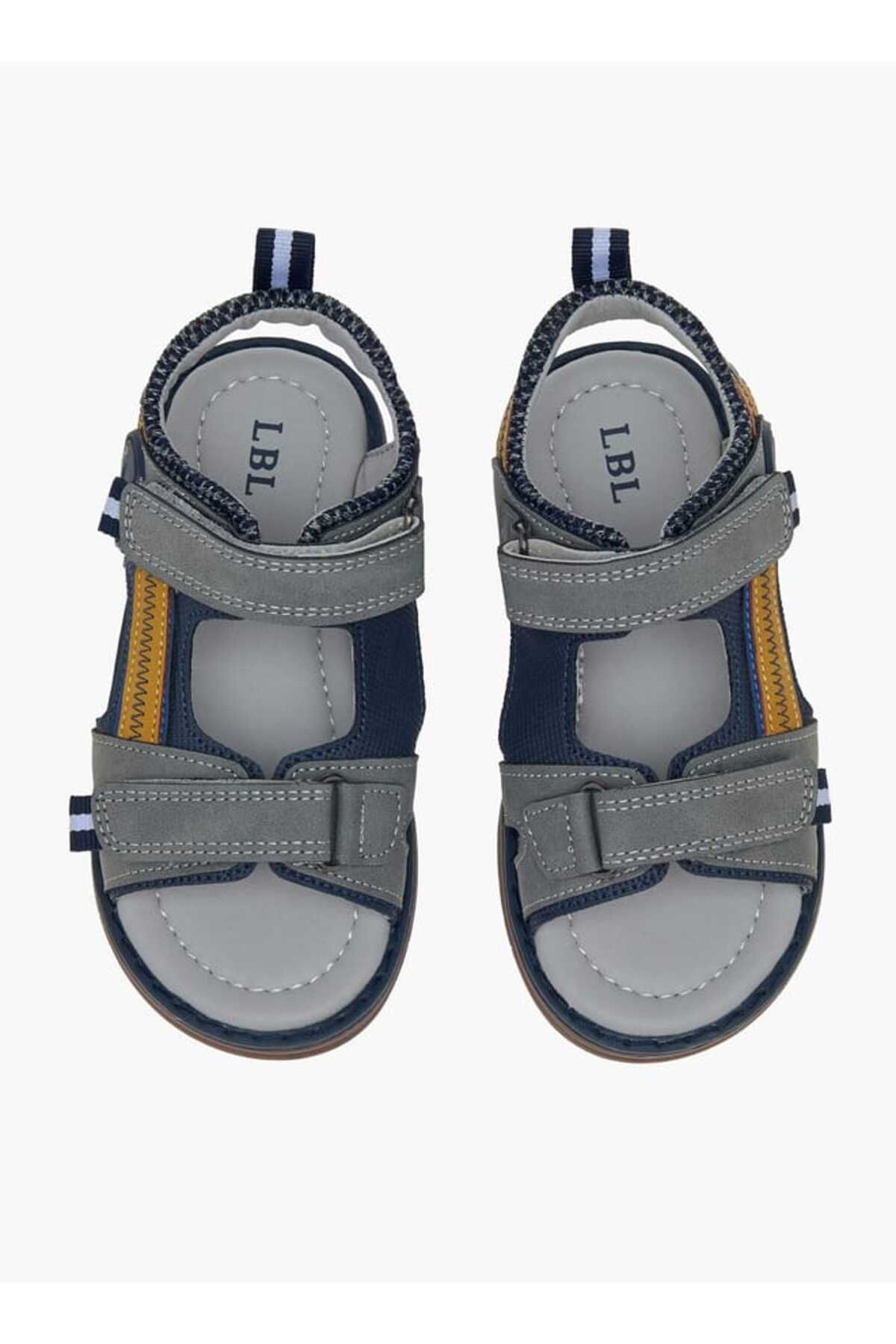 LBL by Shoexpress-Colourblock Sandals with Hook and Loop Closure 1