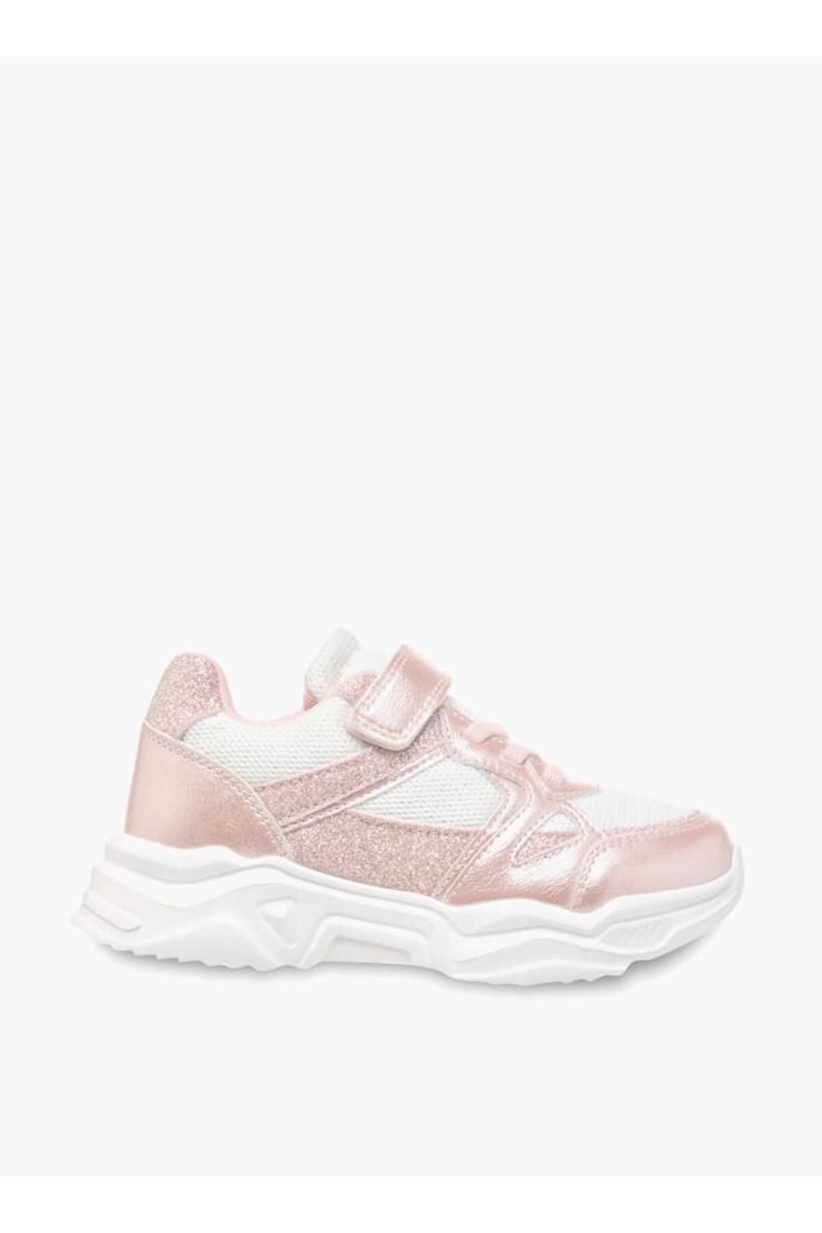 Juniors-Panelled Chunky Sole Sneakers with Hook and Loop Closure 3