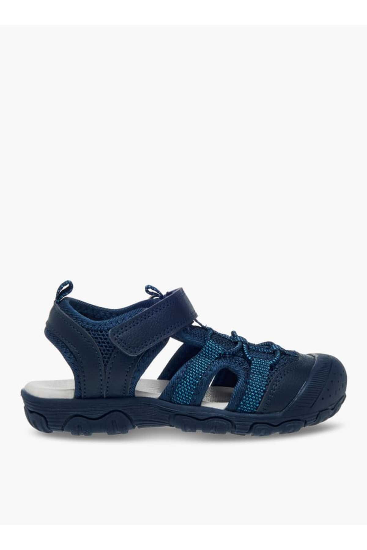 LBL by Shoexpress-Mesh Detail Sandals with Hook and Loop Closure 2