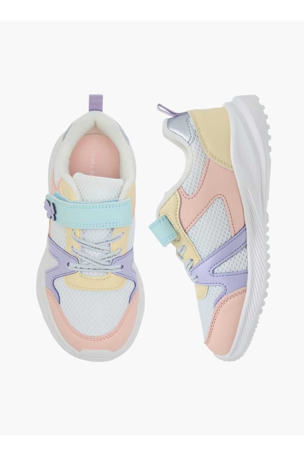Flora Bella by Shoexpress-حذاء رياضي Flora Bella Colourblock مزود بقفل خطافي وحلقة 1