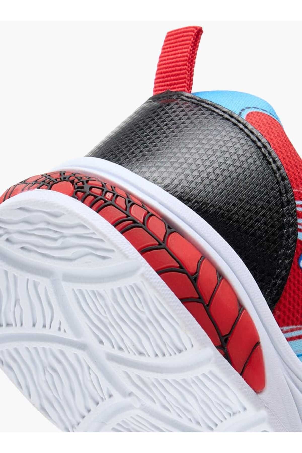 Marvel-Spider-Man Print Sneakers with Hook and Loop Closure 5