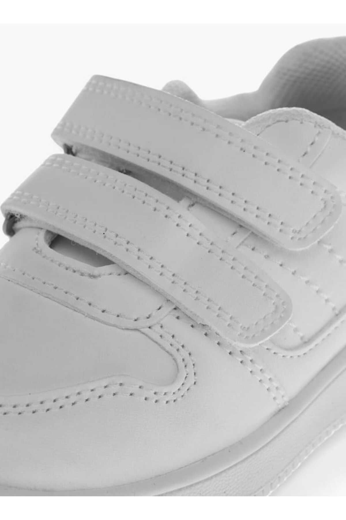 LBL by Shoexpress-Stitch Detail Sneakers with Hook and Loop Closure 4