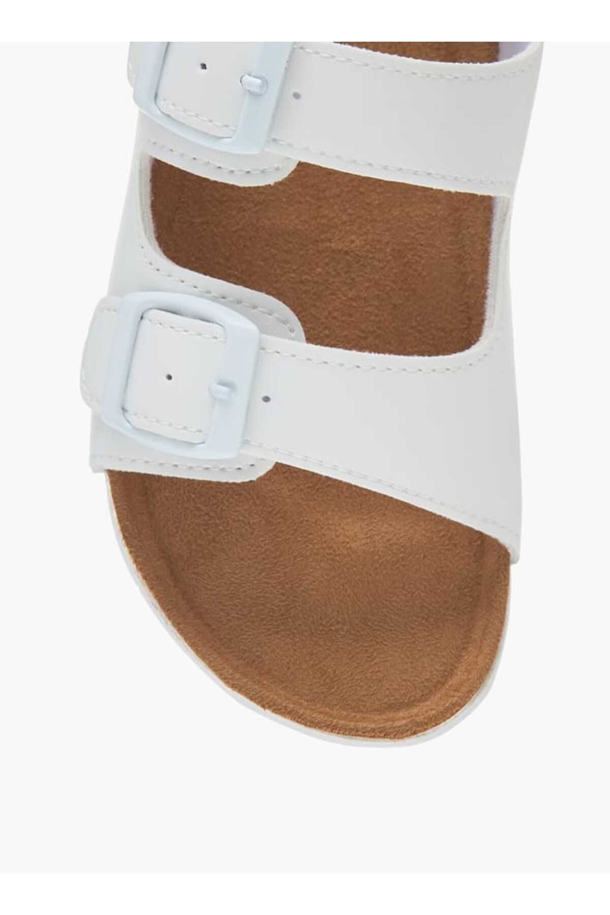 LBL by Shoexpress-Solid Sandals with Hook and Loop Closure 3