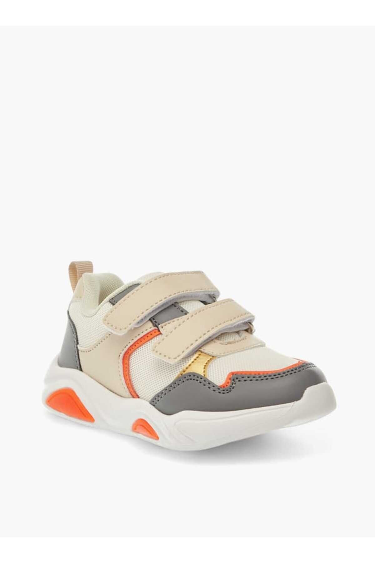 LBL by Shoexpress-Panelled Sneakers with Hook and Loop Closure 2
